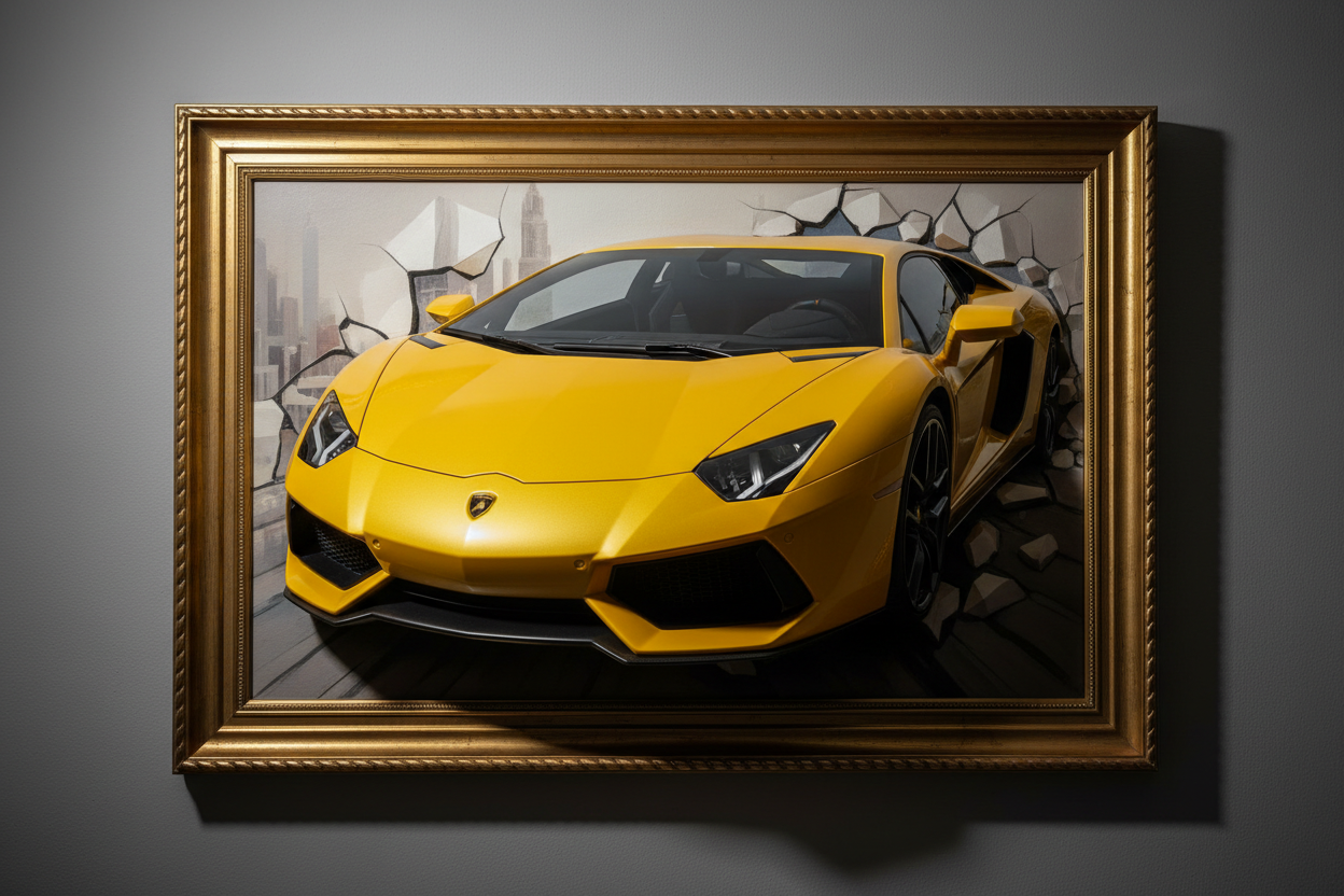 Luxury Lamborghini Wall Art