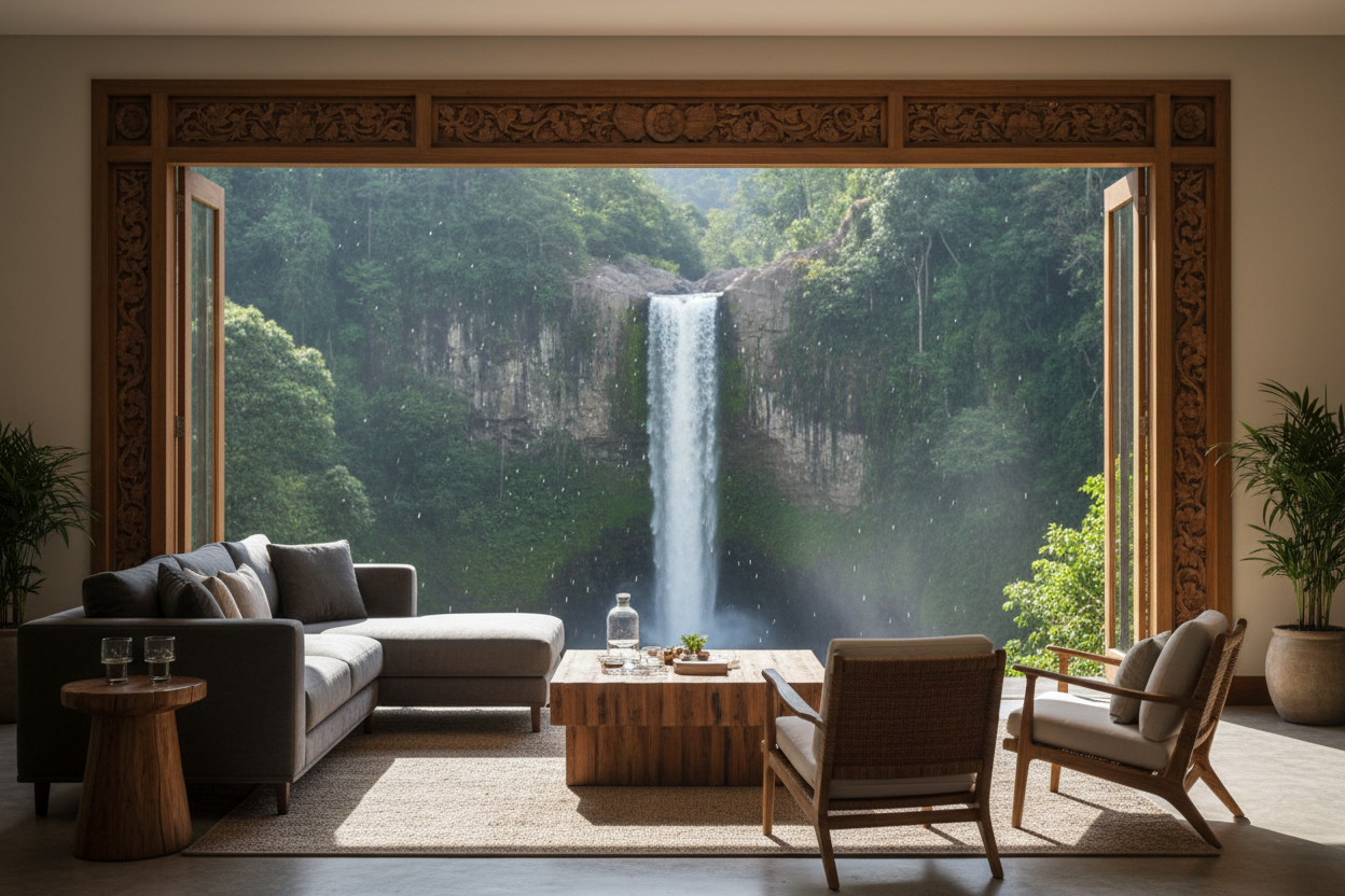 Window Views and Cascading Waterfall