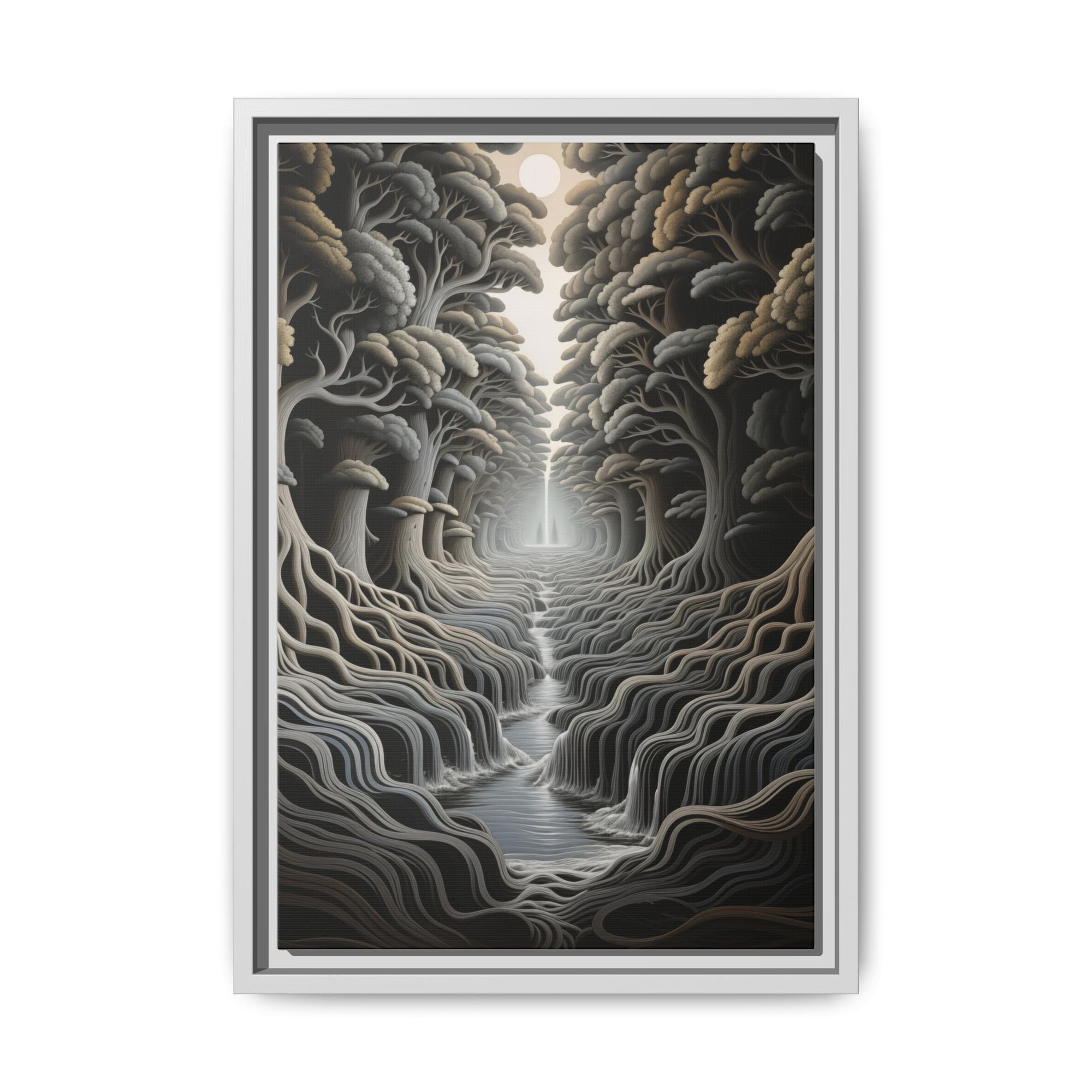 Celestial Forestfall: A Journey Through Light