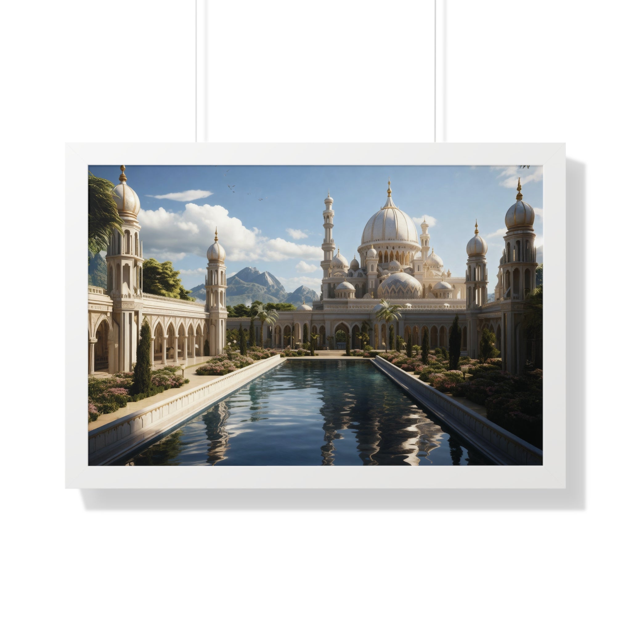 Between Earth and Prayer – Mountain Mosque Wall Art