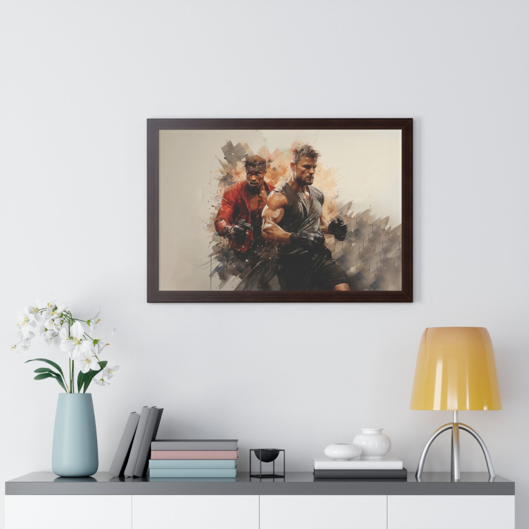 Zoom Into Conflict – Cinematic Warrior Portrait