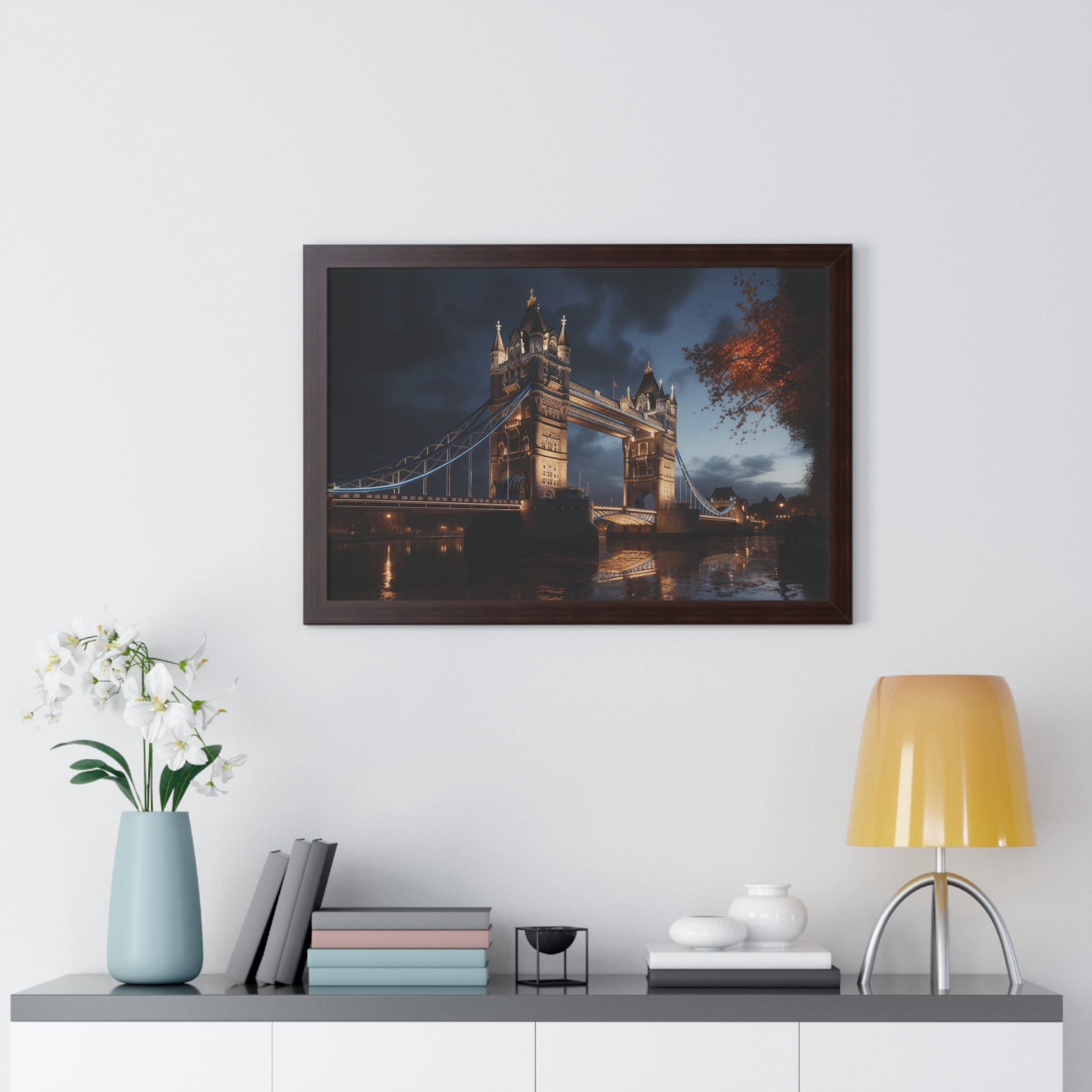 Tower Bridge Nocturne – London Nightscape Wall Art