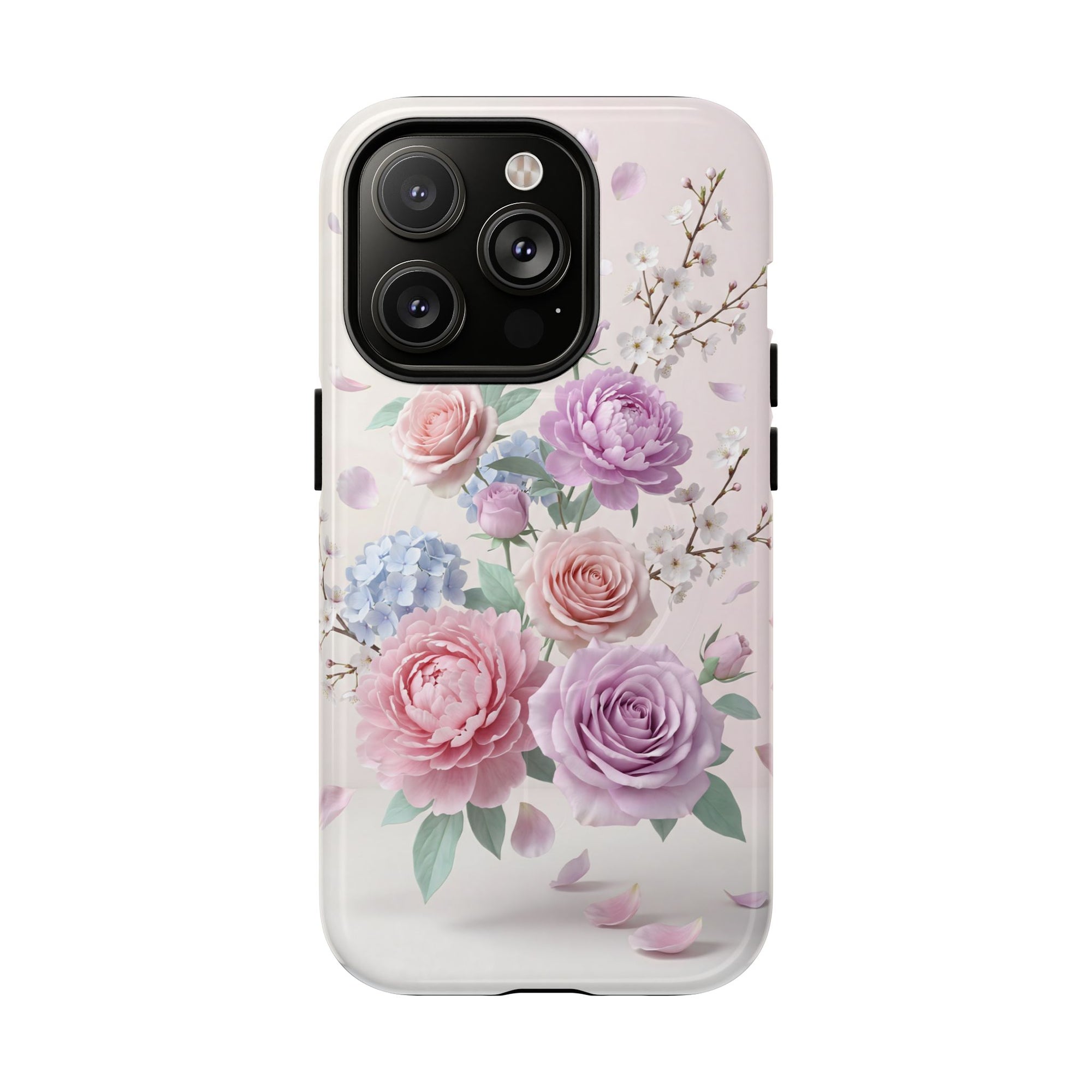 Blush Bloom Floral iPhone Case (MagSafe®)