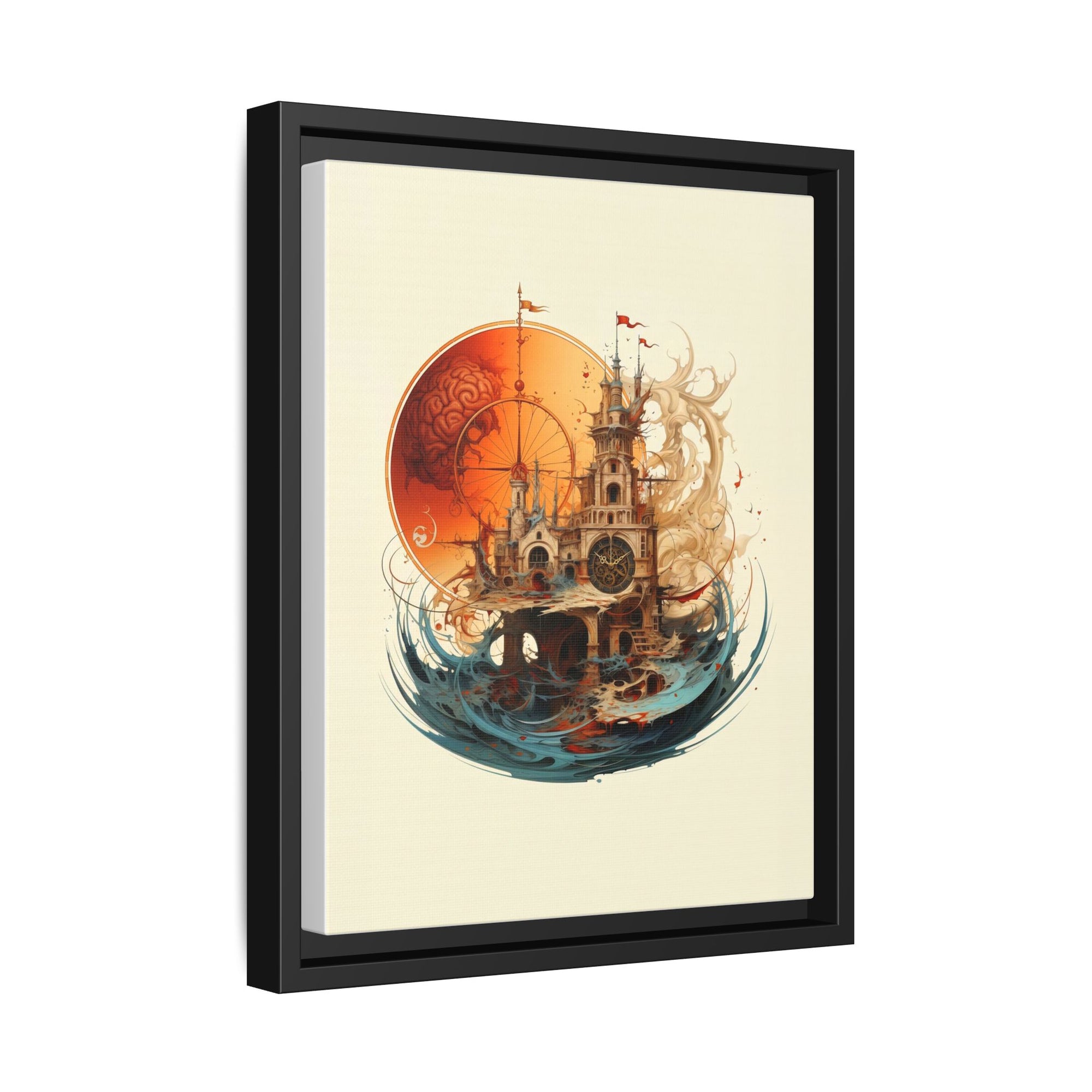 Submerged Legacy Drowning Fortress Wall Art