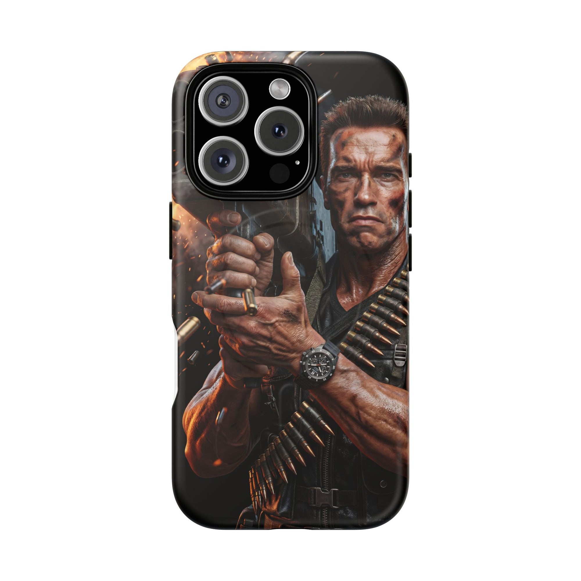 Arnold Schwarzenegger Explosive Action Edition iPhone Case (MagSafe®)
