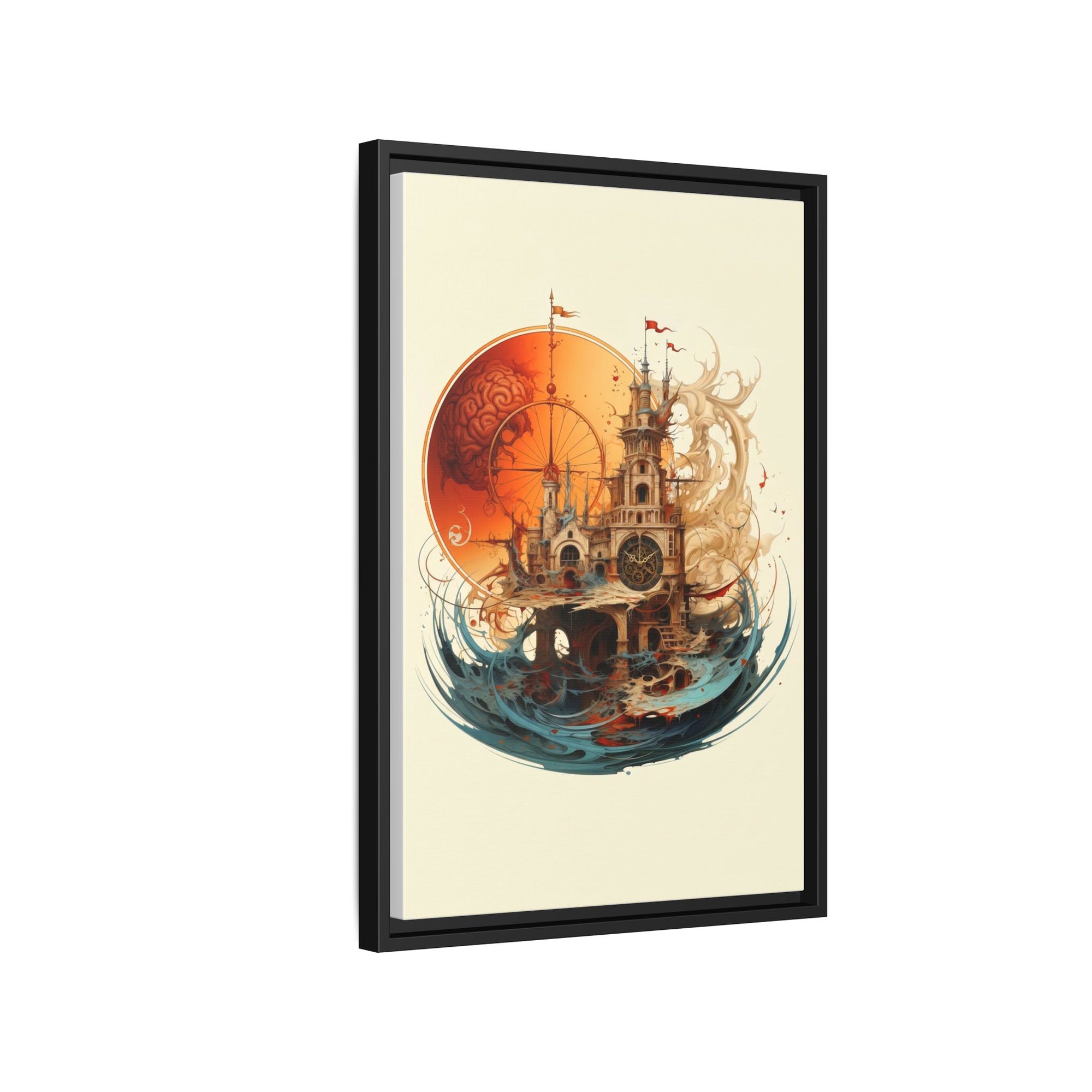 Submerged Legacy Drowning Fortress Wall Art