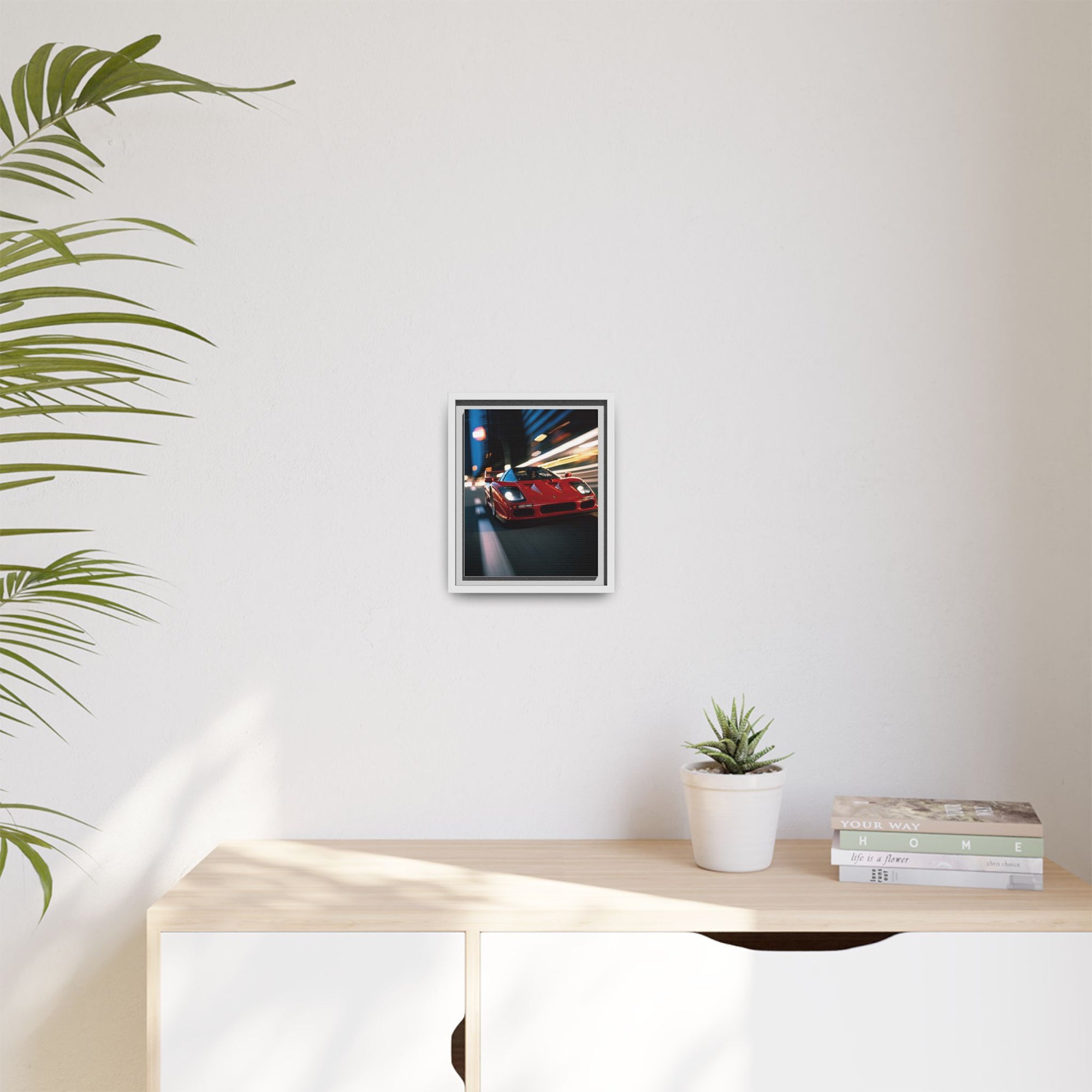 Ferrari F40 Night Drive – Supercar Motion Wall Art Print