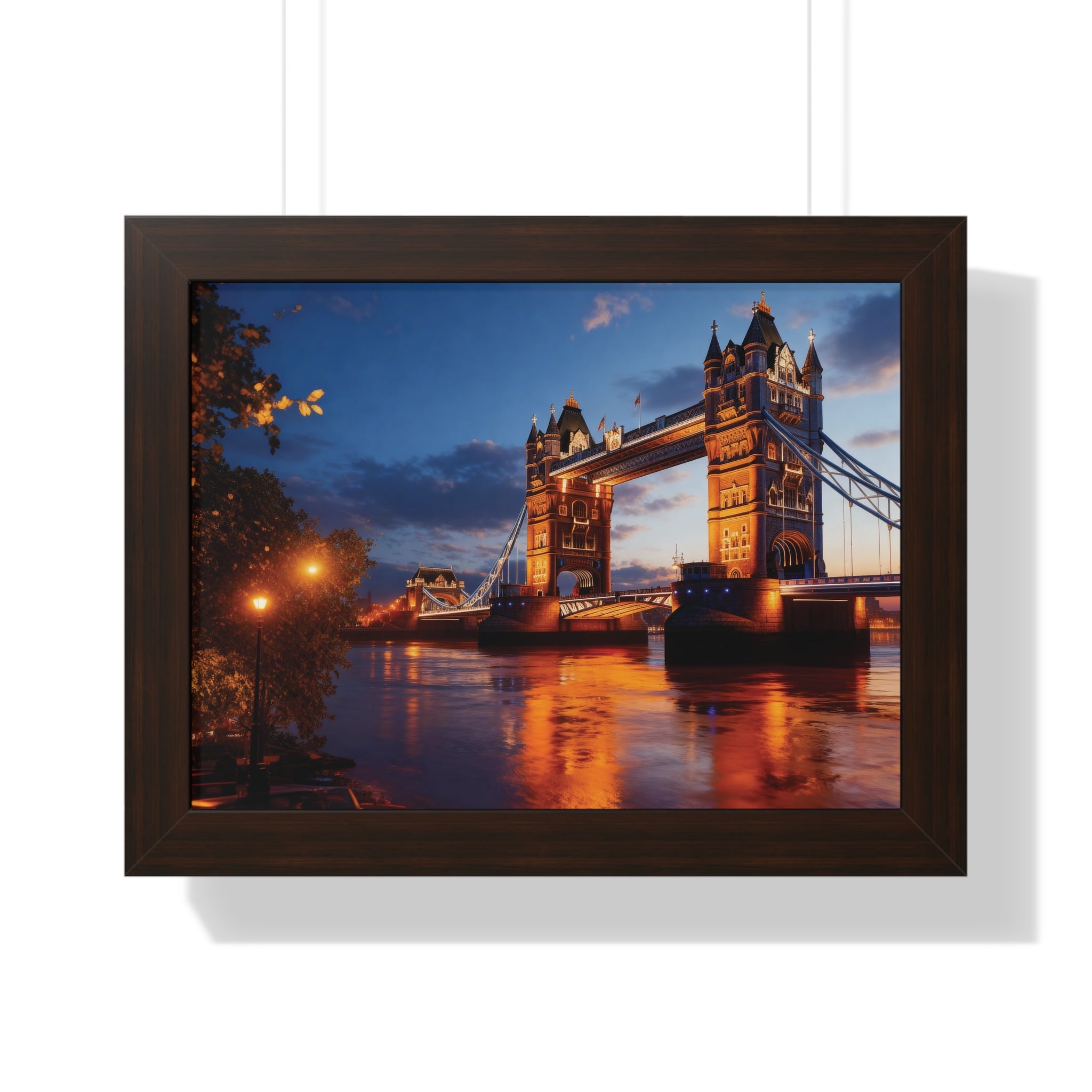 City Lights, London Nights – Tower Bridge Framed Art