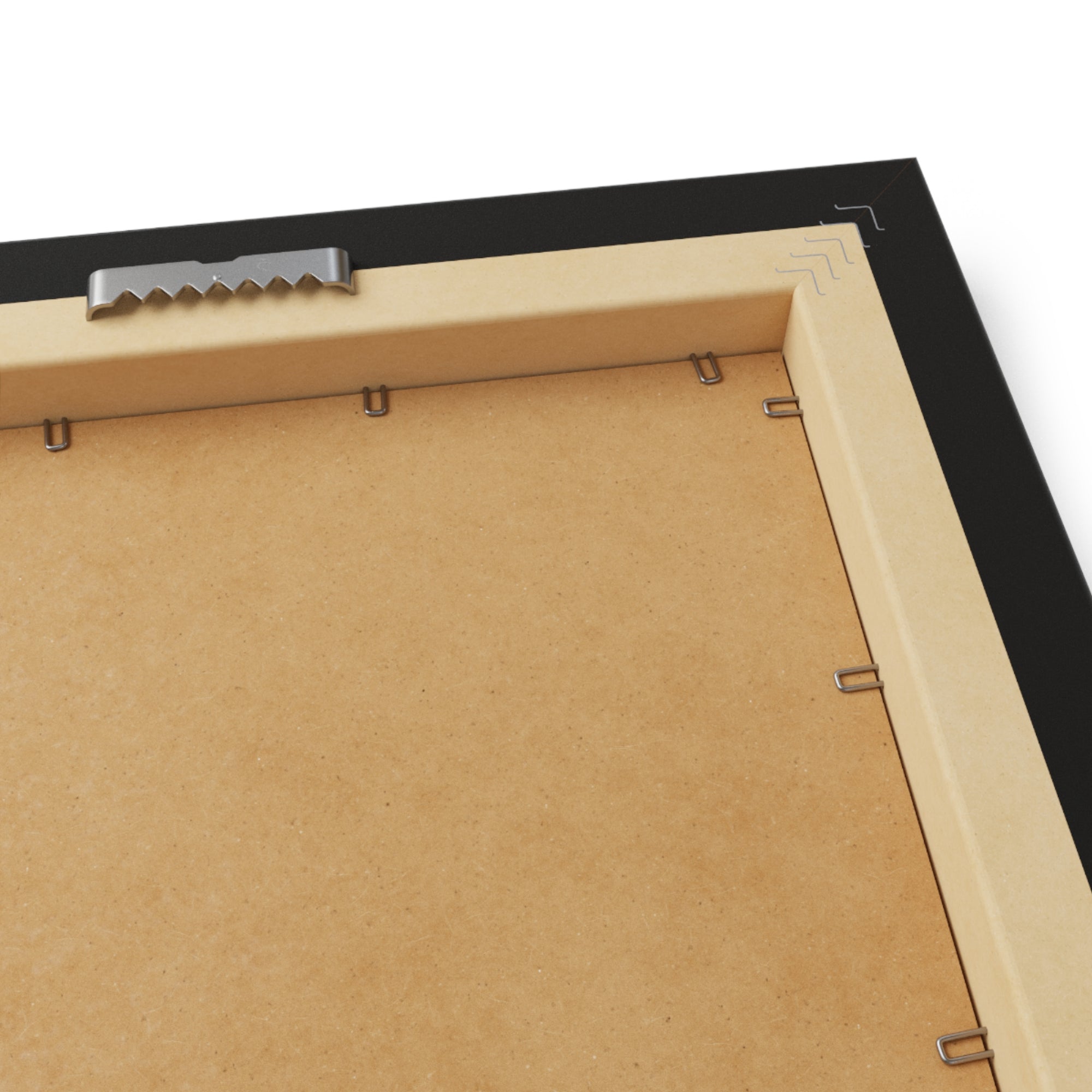 Gold Lamborghini Huracán and a Black Lamborghini Aventador – Premium Framed Print