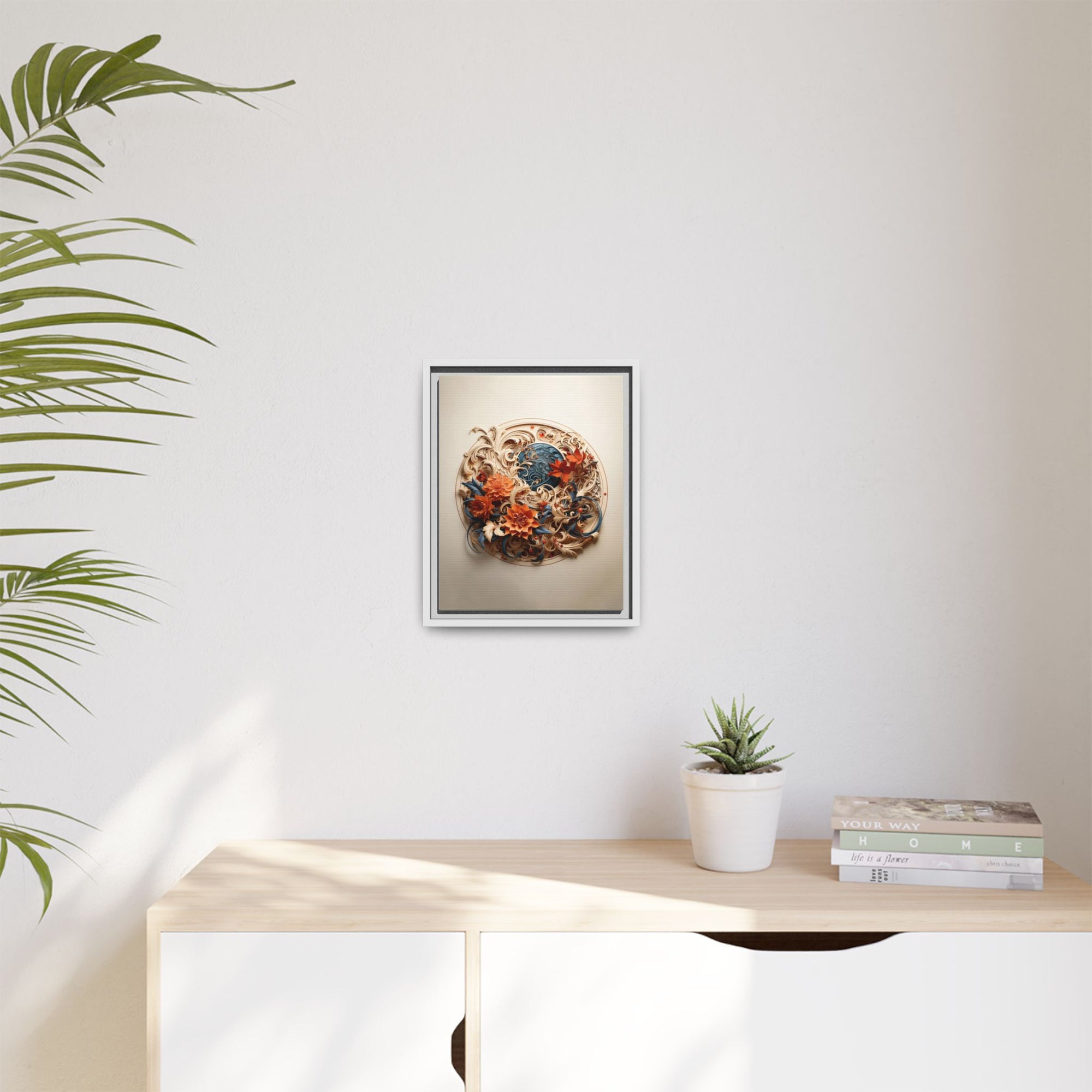 Elegant Floral & Bird Wall Art – Botanical Harmony Series