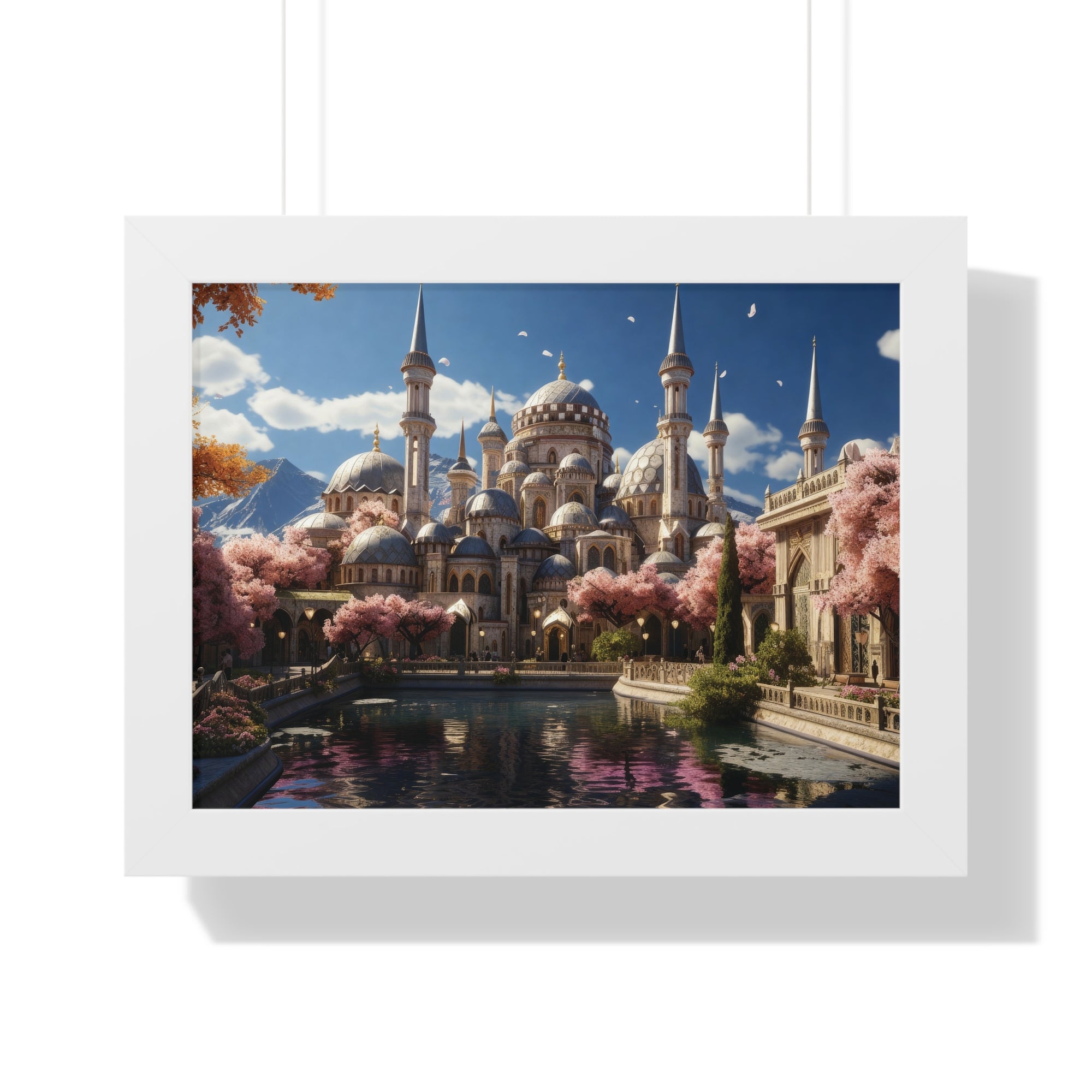 Spring Majesty – Ottoman Palace Reflections Framed Wall Art
