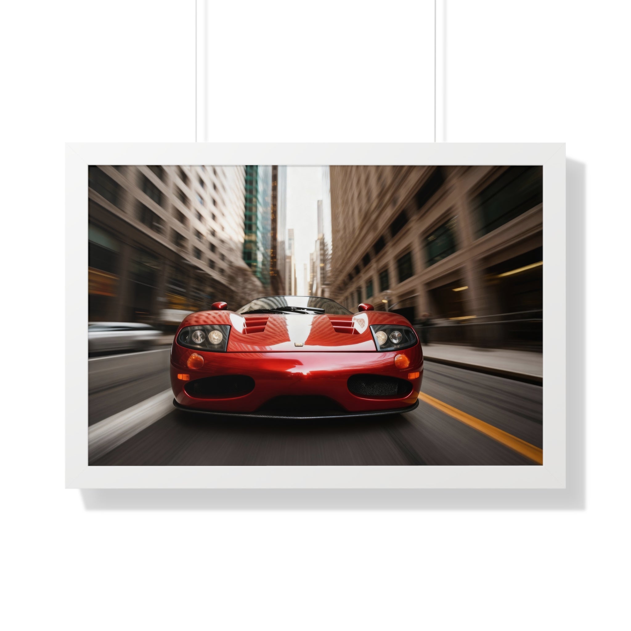 Ferrari F50 Wall Art in Urban Jungle
