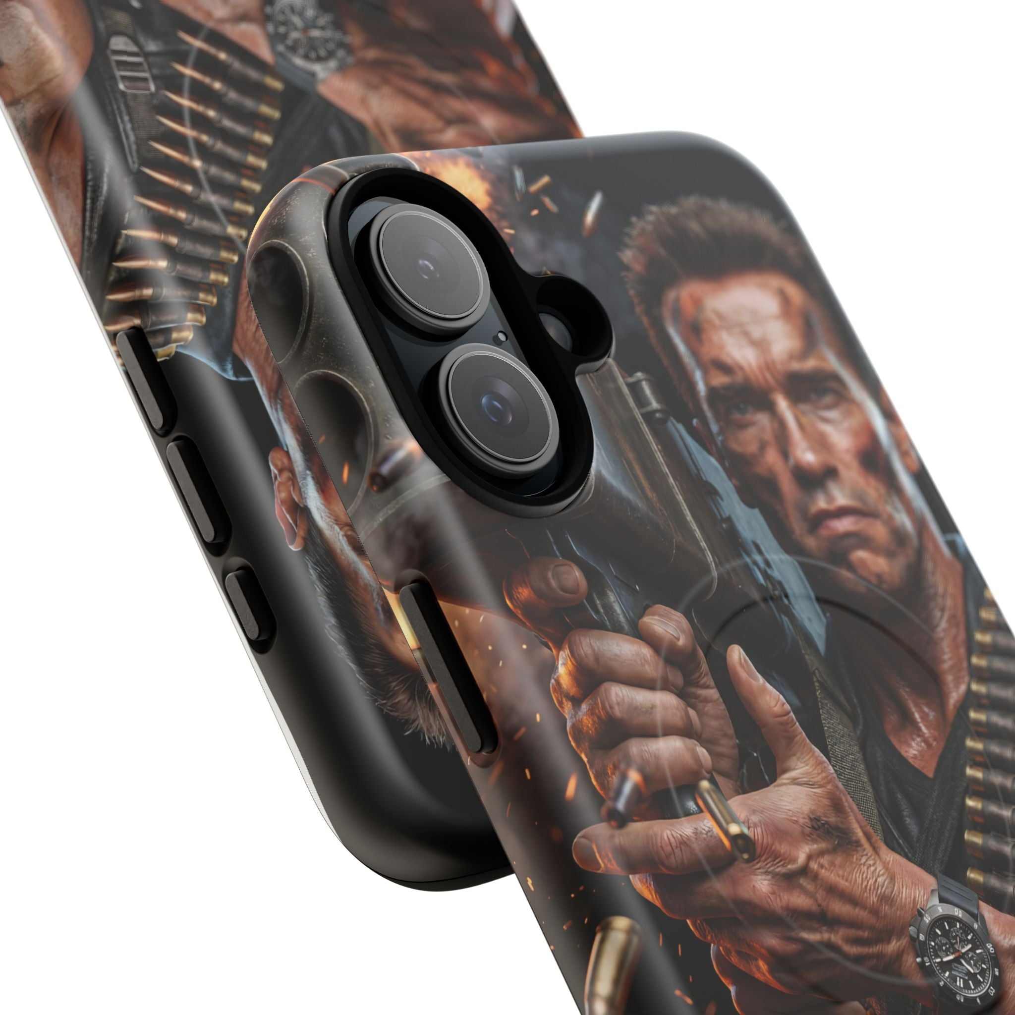 Arnold Schwarzenegger Explosive Action Edition iPhone Case (MagSafe®)