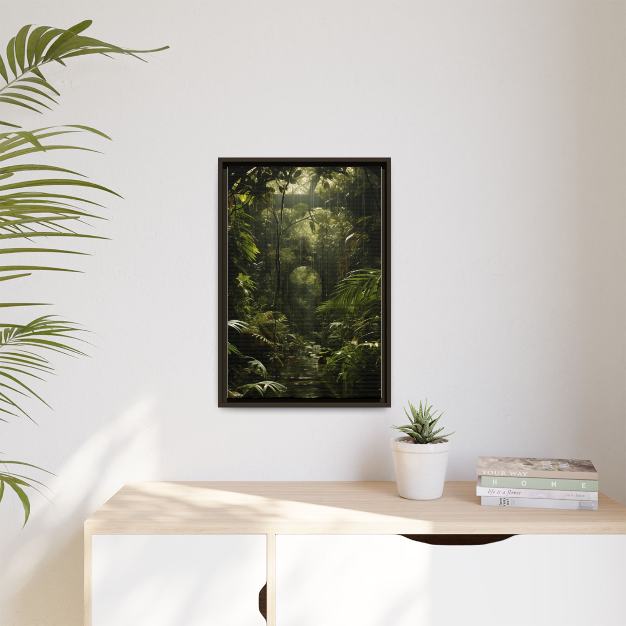 Verdant Mirage Jungle Portal Illusion