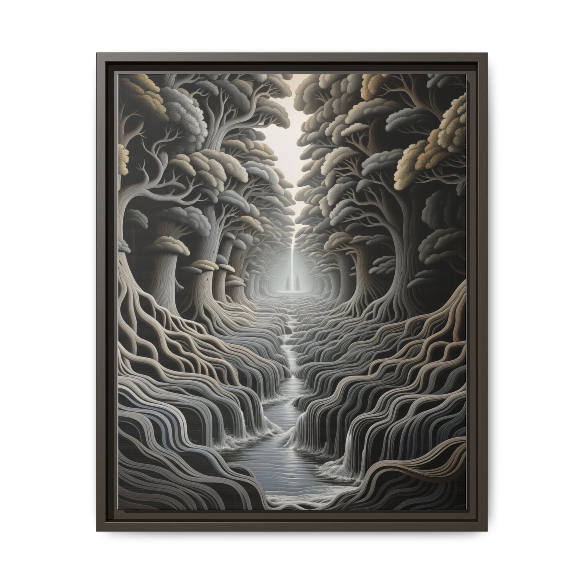 Celestial Forestfall: A Journey Through Light