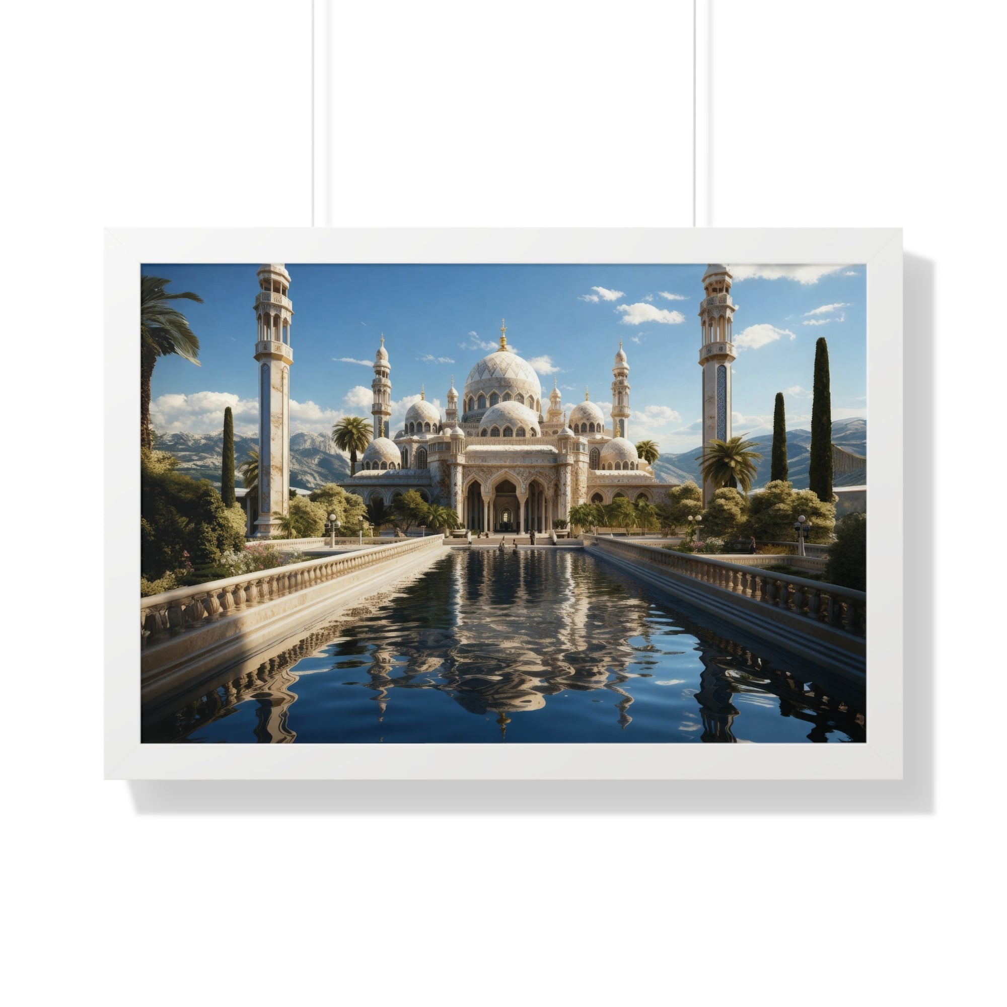 The Gilded Calm – Premium Mosque Wall Art