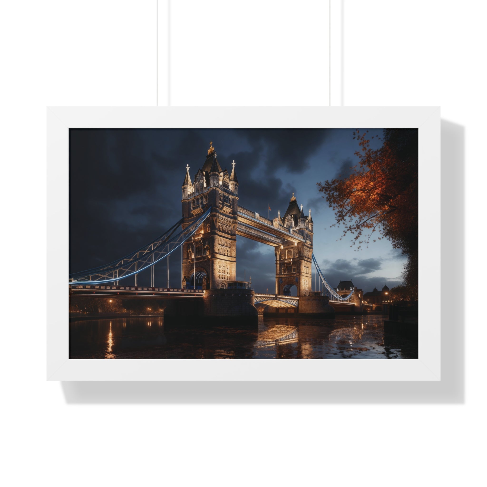 Tower Bridge Nocturne – London Nightscape Wall Art