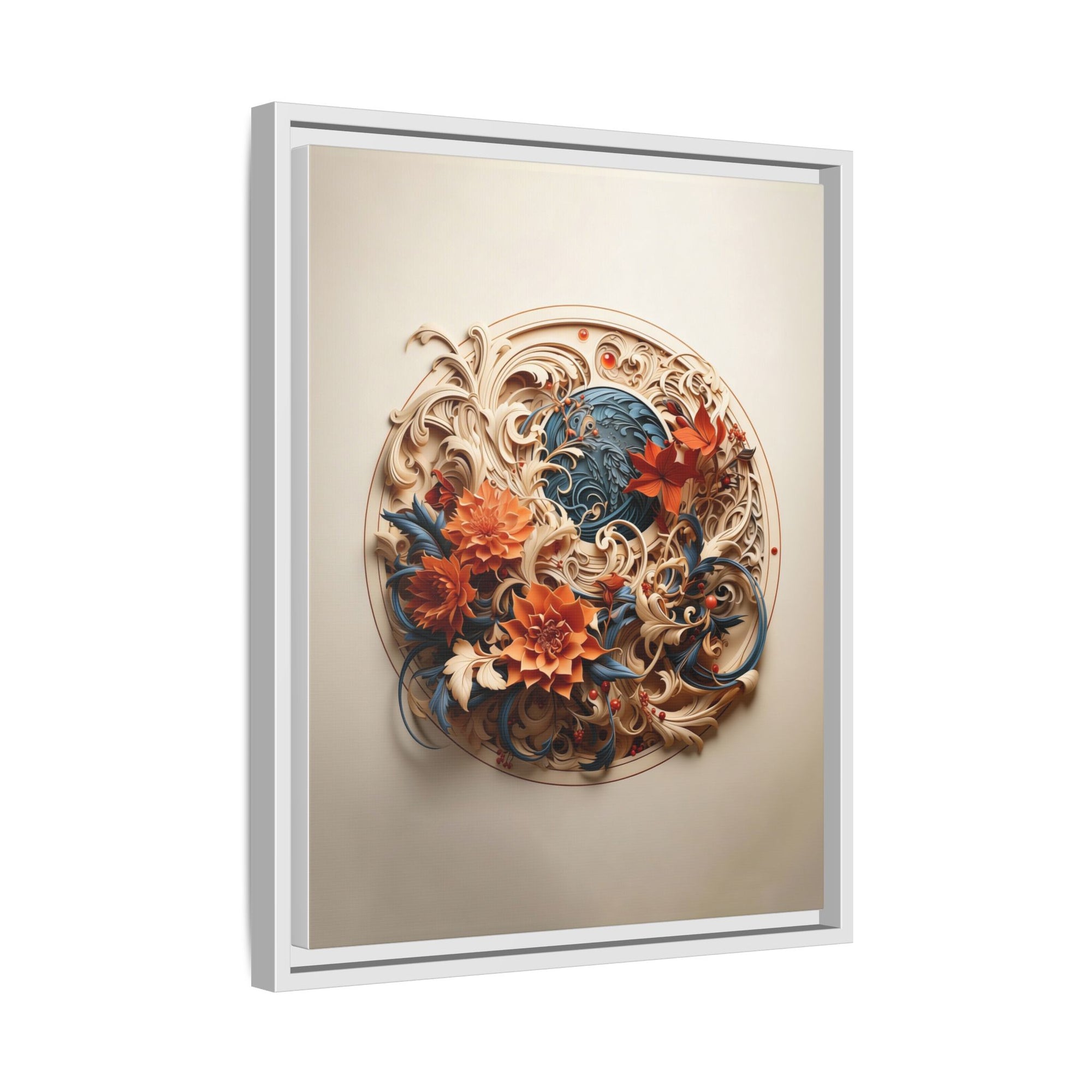 Elegant Floral & Bird Wall Art – Botanical Harmony Series
