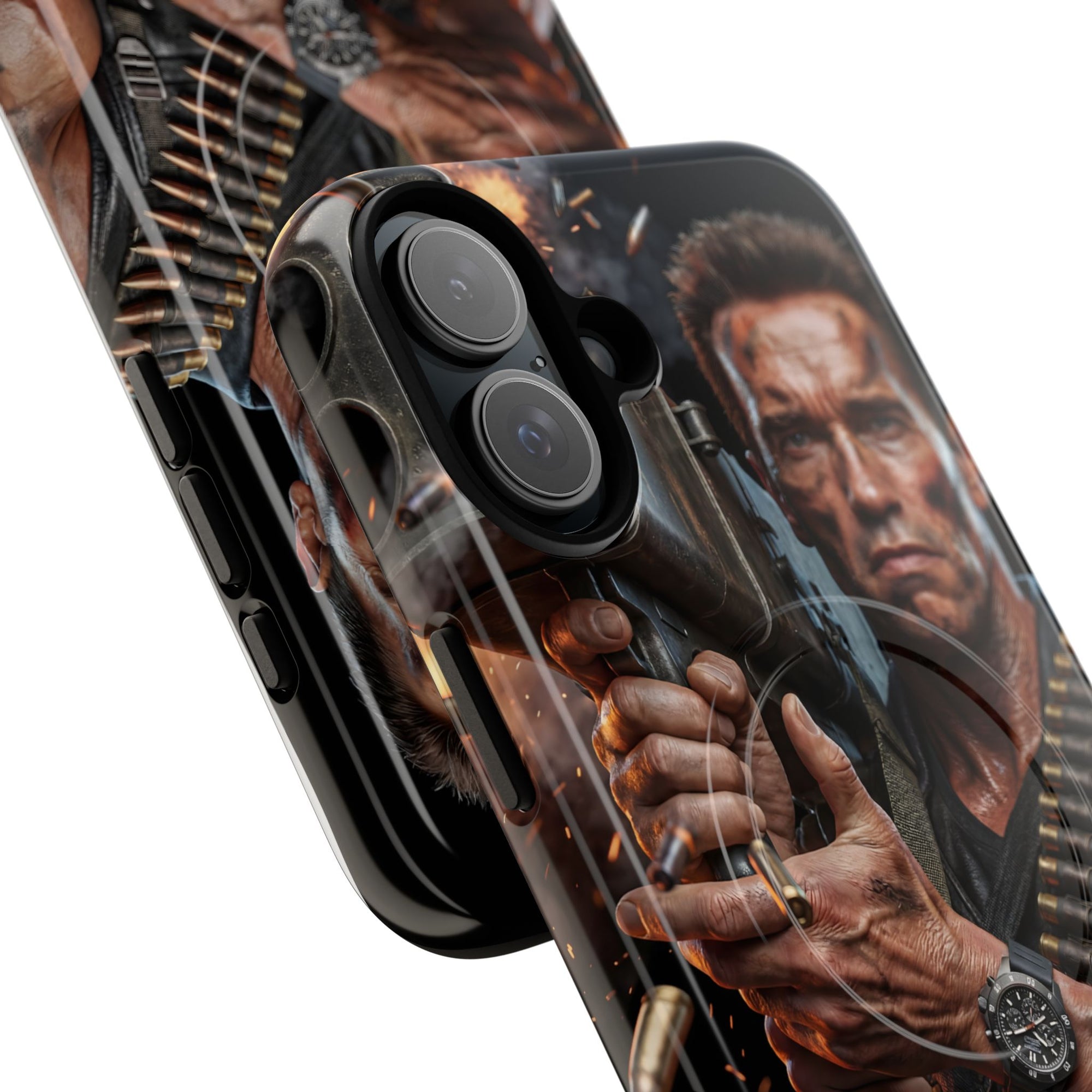 Arnold Schwarzenegger Explosive Action Edition iPhone Case (MagSafe®)
