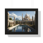 Between Earth and Prayer – Mountain Mosque Wall Art