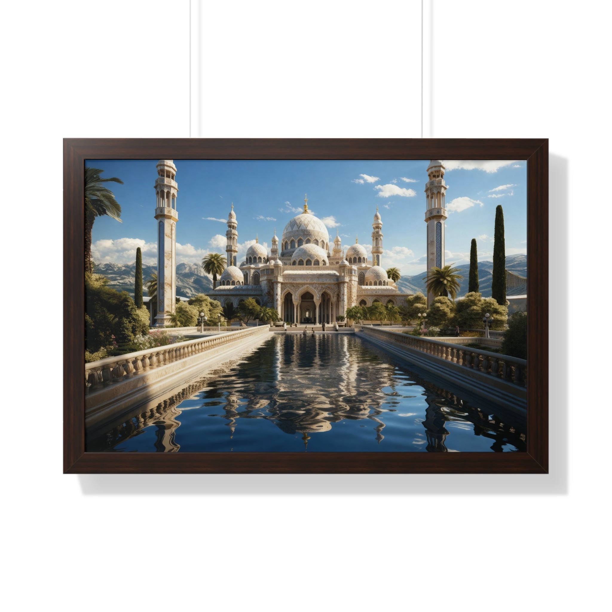 The Gilded Calm – Premium Mosque Wall Art