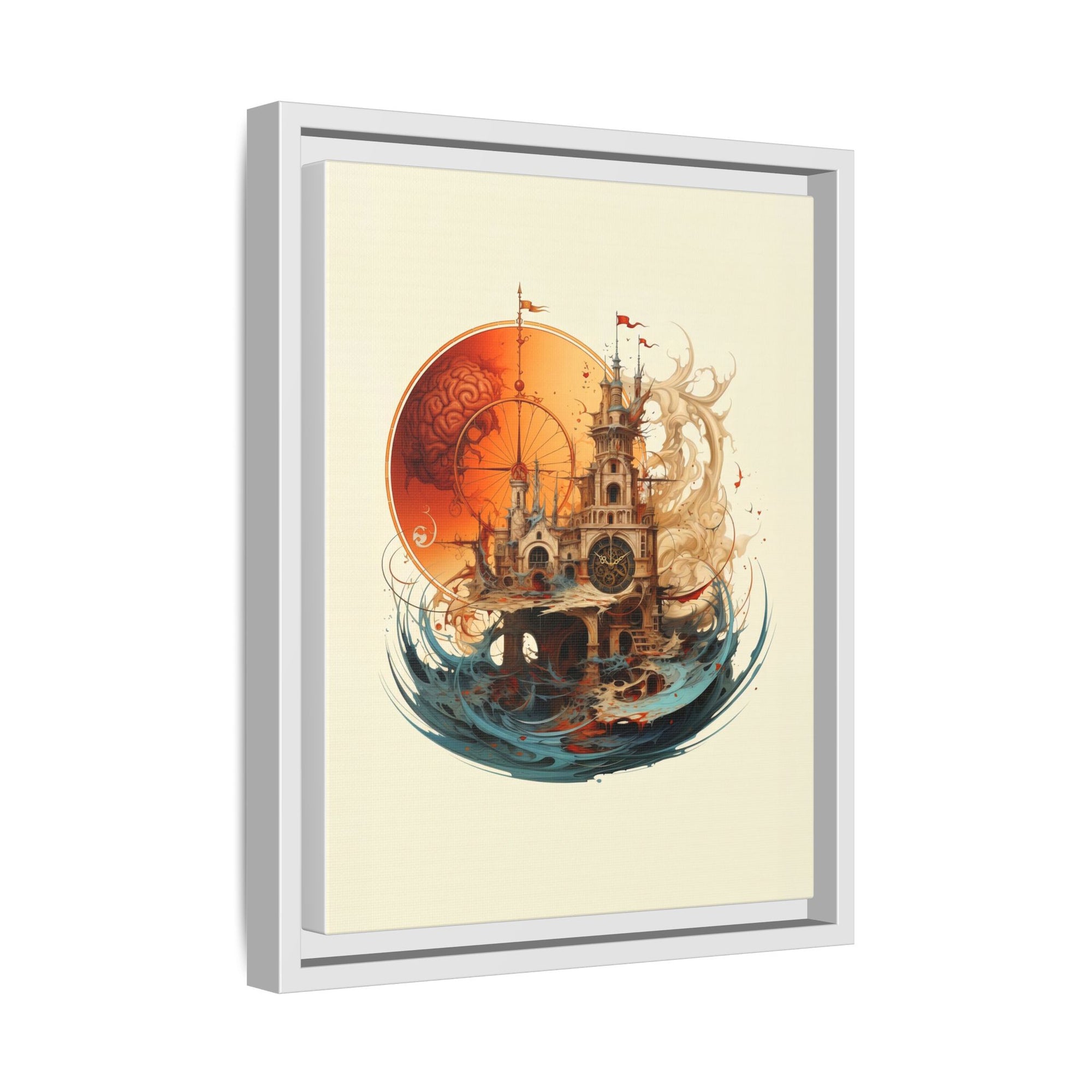Submerged Legacy Drowning Fortress Wall Art