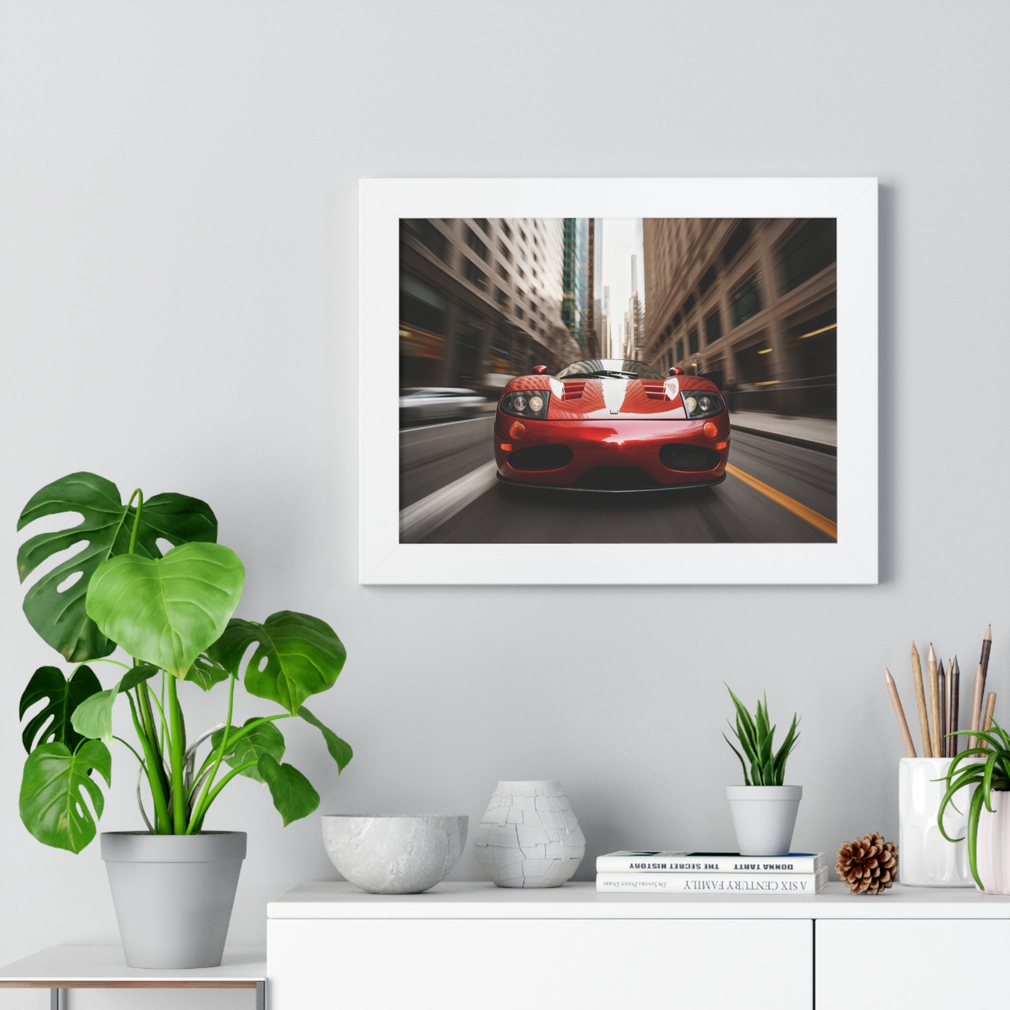 Ferrari F50 Wall Art in Urban Jungle