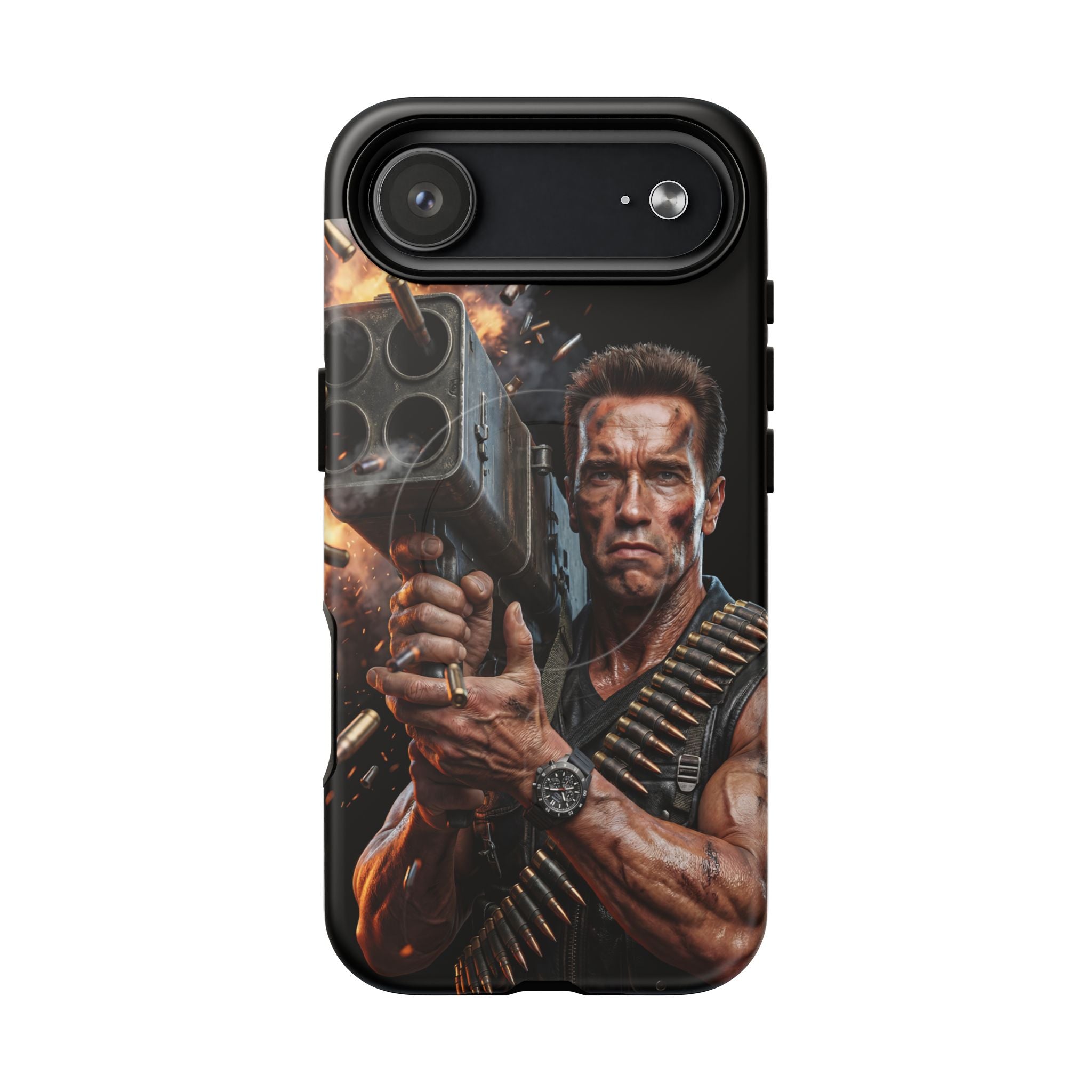 Arnold Schwarzenegger Explosive Action Edition iPhone Case (MagSafe®)