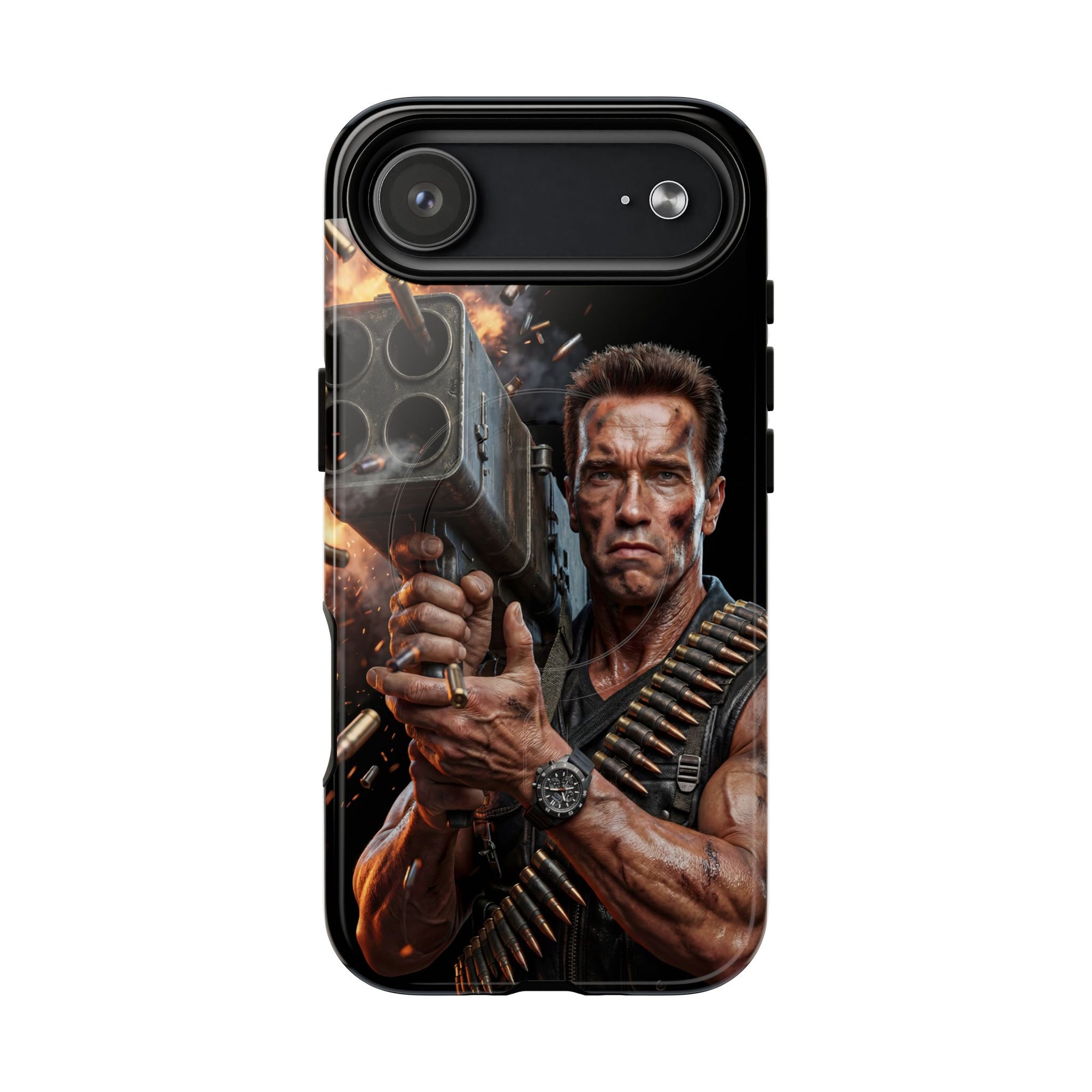 Arnold Schwarzenegger Explosive Action Edition iPhone Case (MagSafe®)