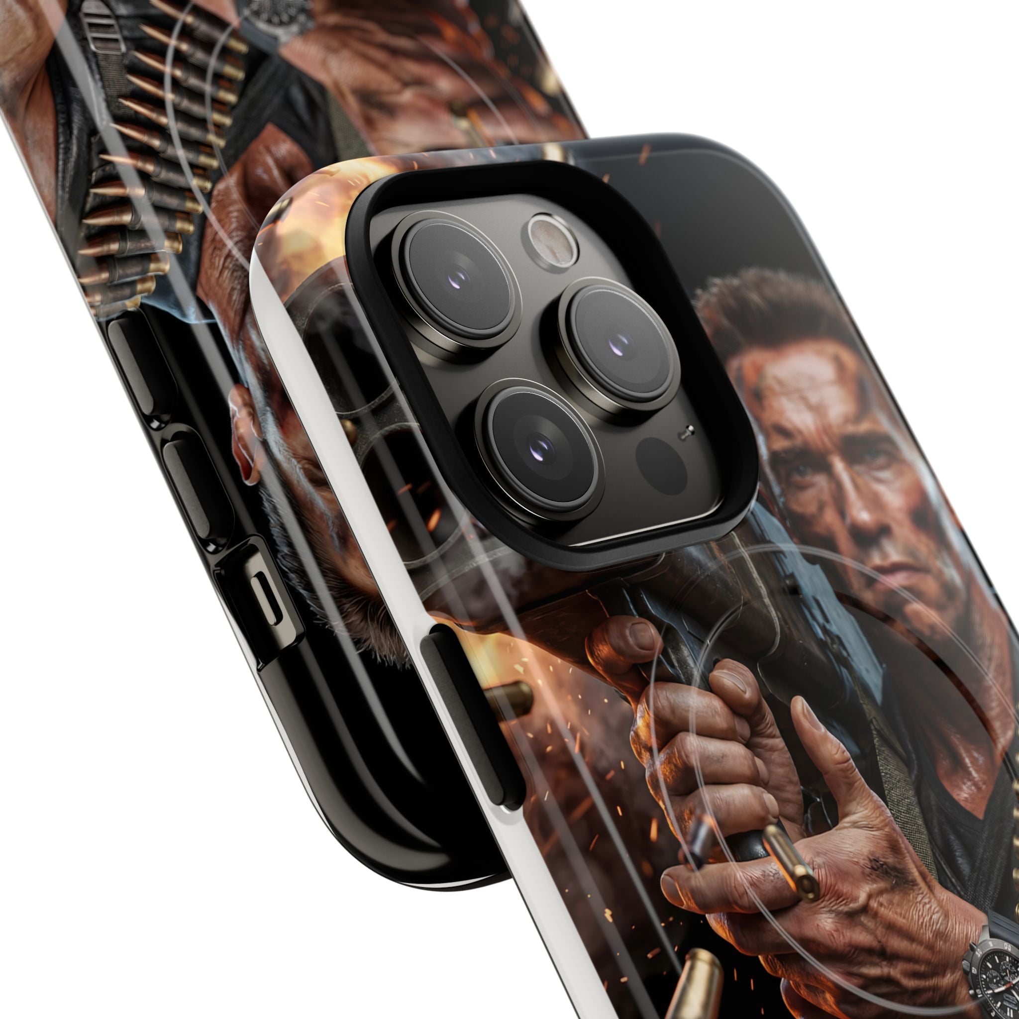 Arnold Schwarzenegger Explosive Action Edition iPhone Case (MagSafe®)