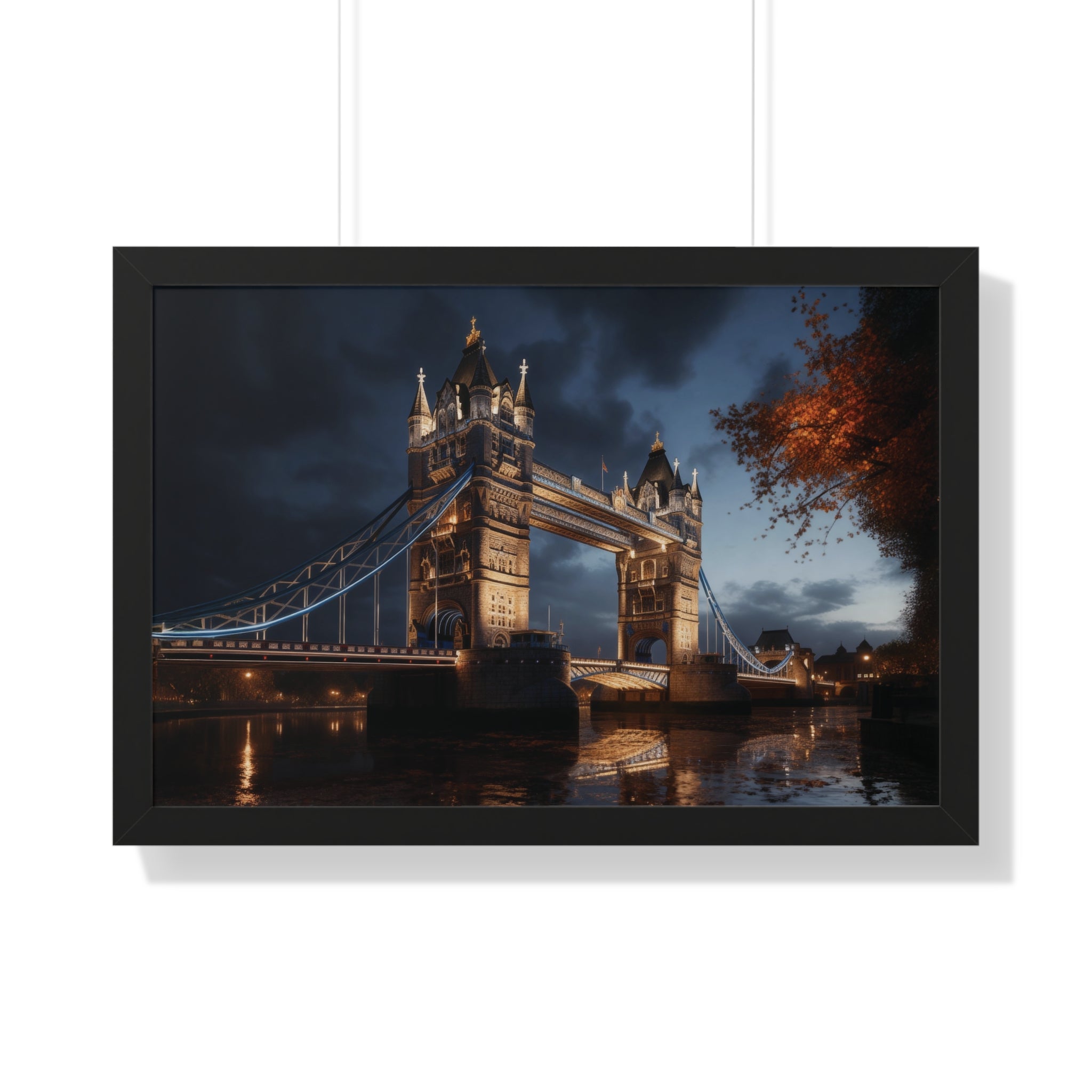 Tower Bridge Nocturne – London Nightscape Wall Art