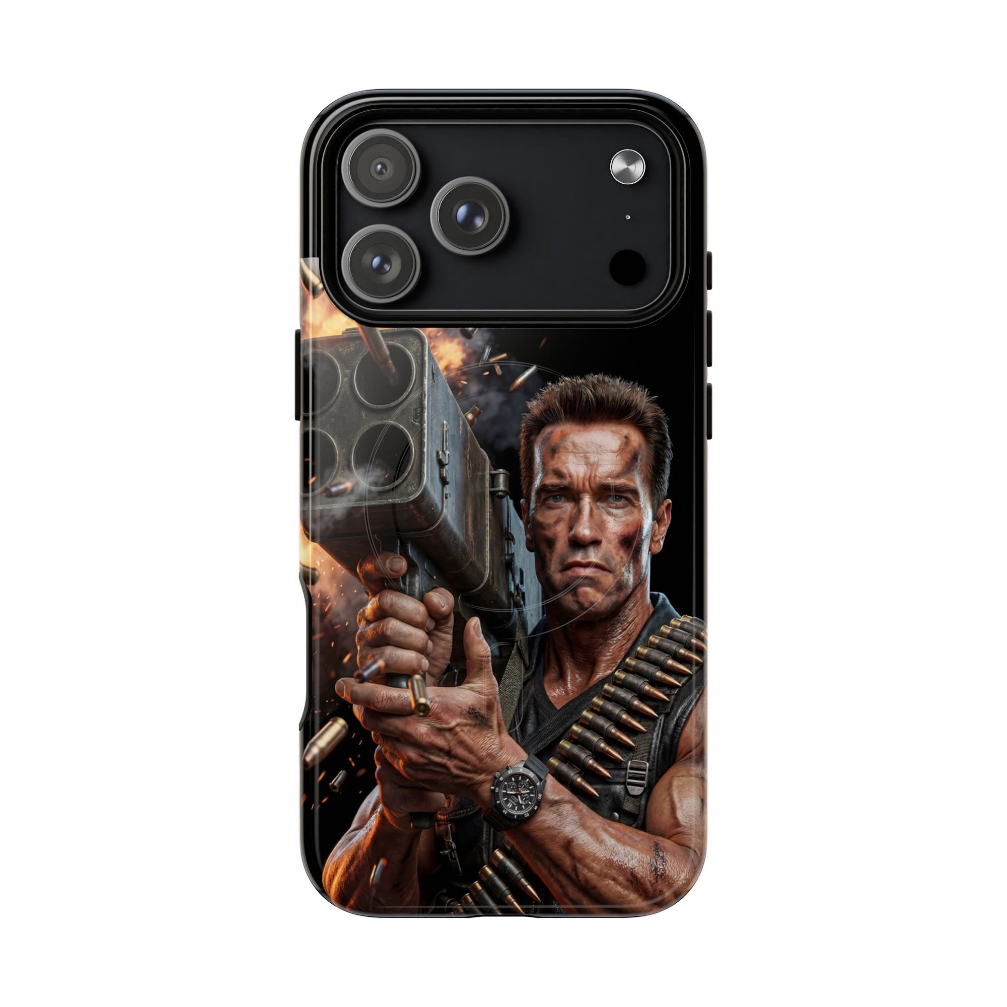 Arnold Schwarzenegger Explosive Action Edition iPhone Case (MagSafe®)