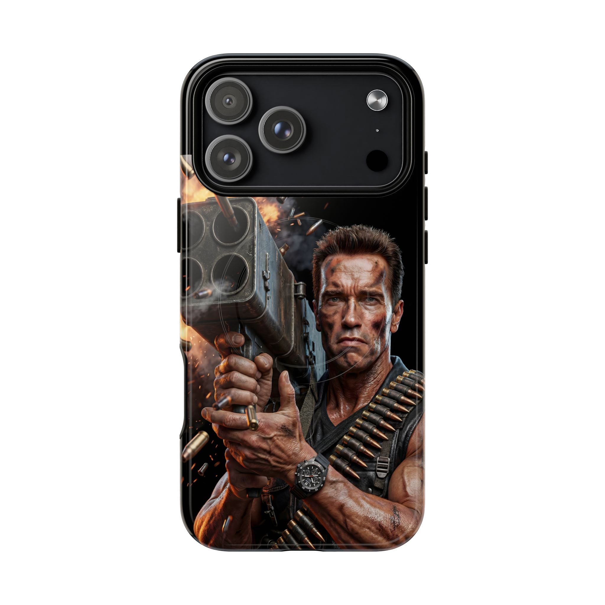 Arnold Schwarzenegger Explosive Action Edition iPhone Case (MagSafe®)