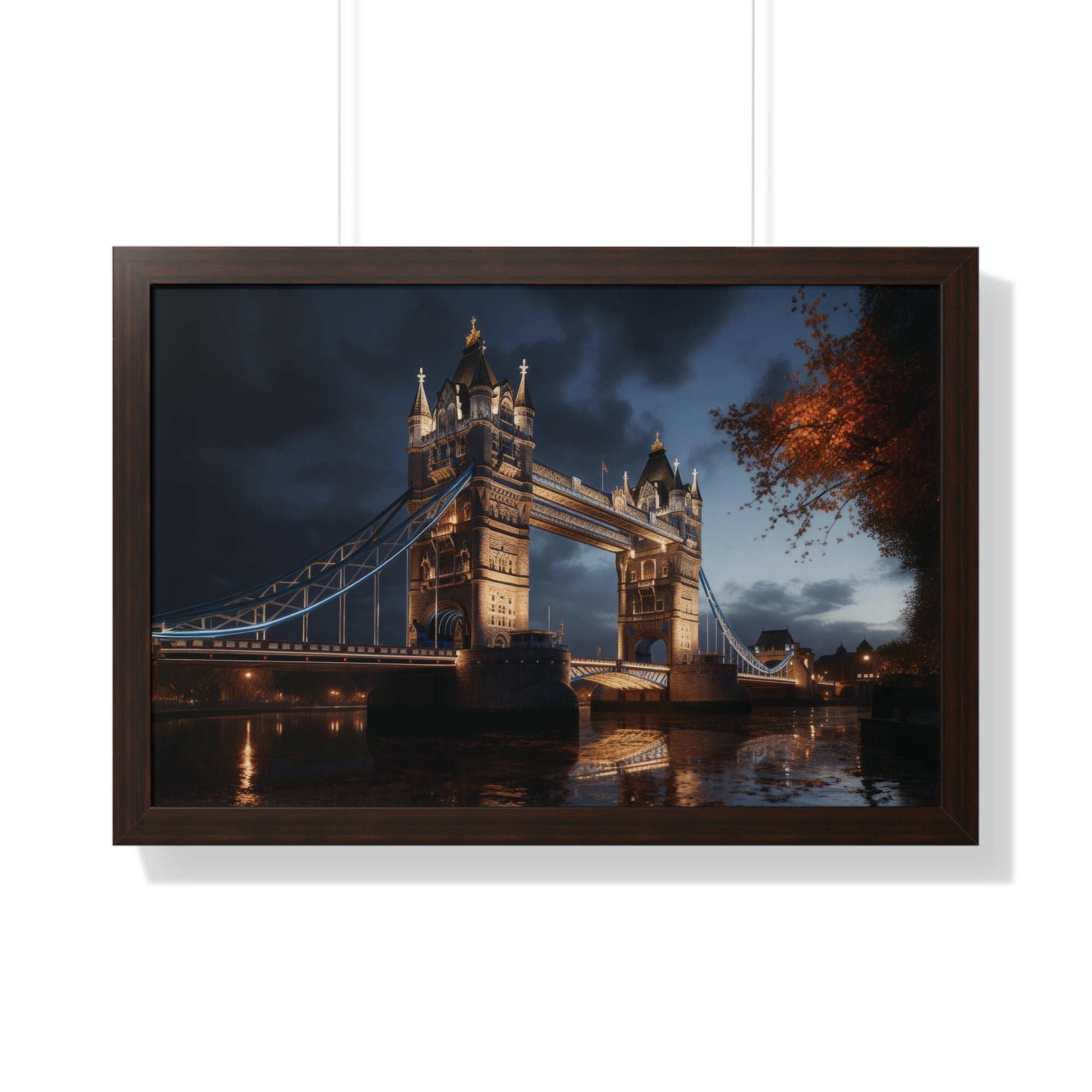 Tower Bridge Nocturne – London Nightscape Wall Art