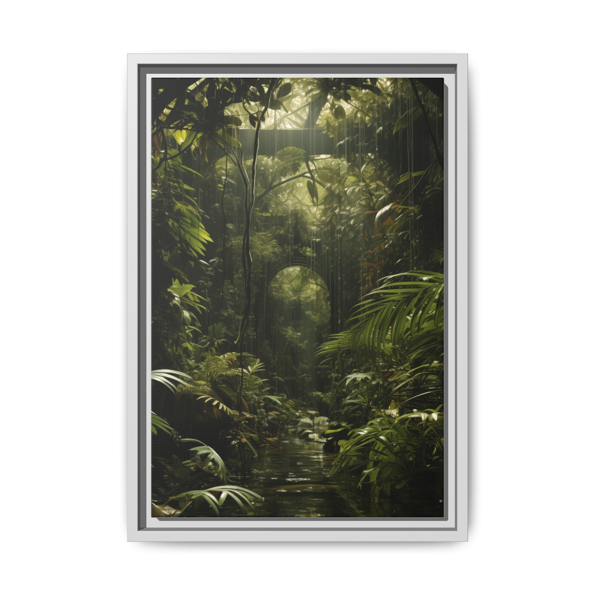 Verdant Mirage Jungle Portal Illusion