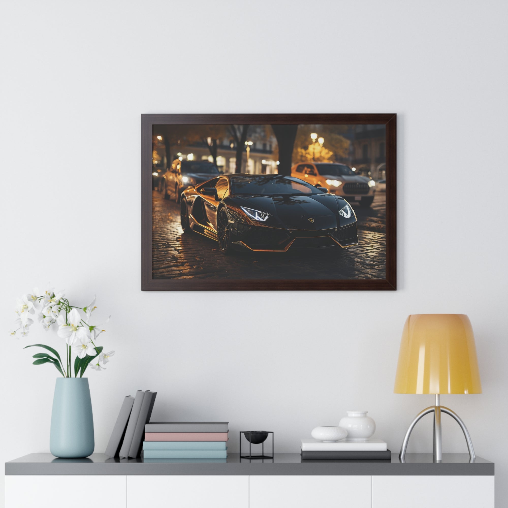 Bold Lamborghini Aventador SVJ Decor