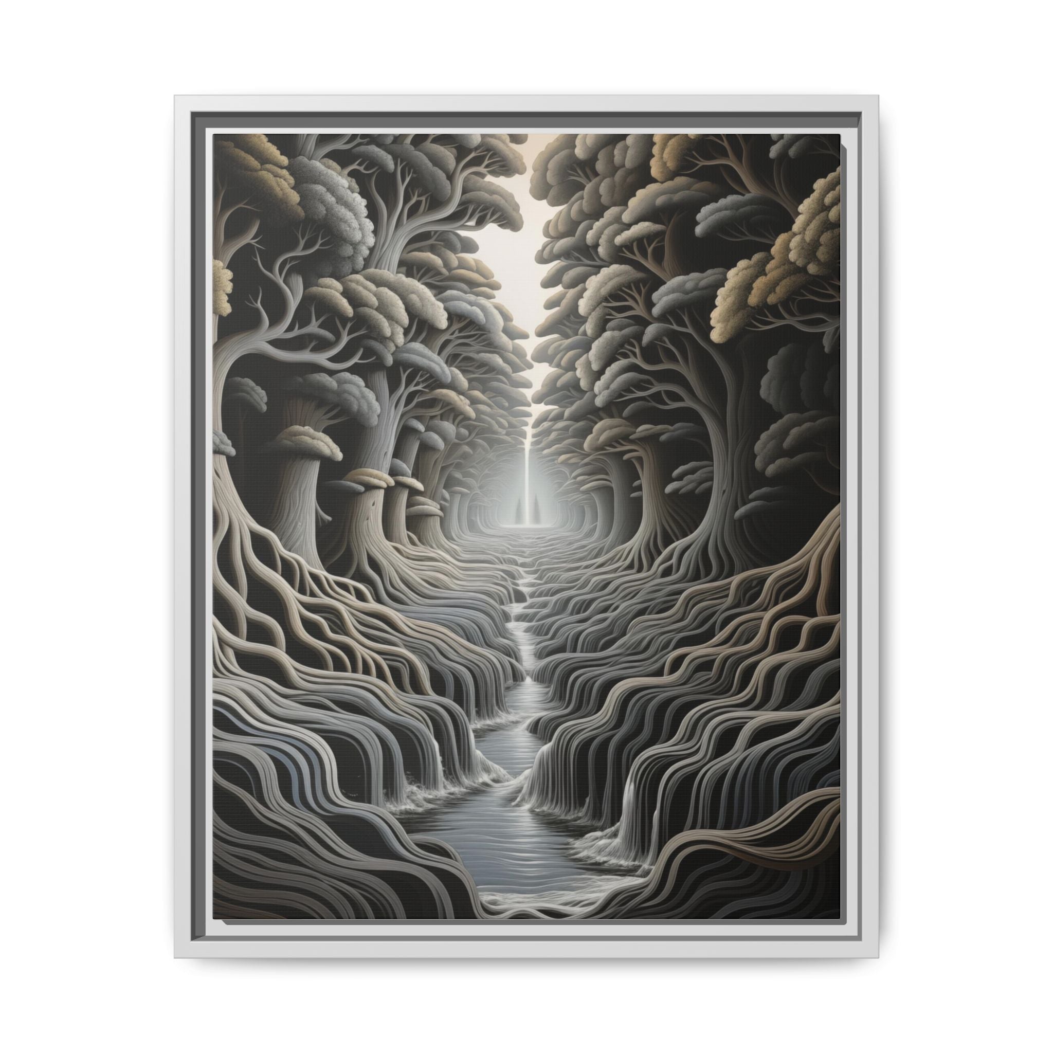 Celestial Forestfall: A Journey Through Light