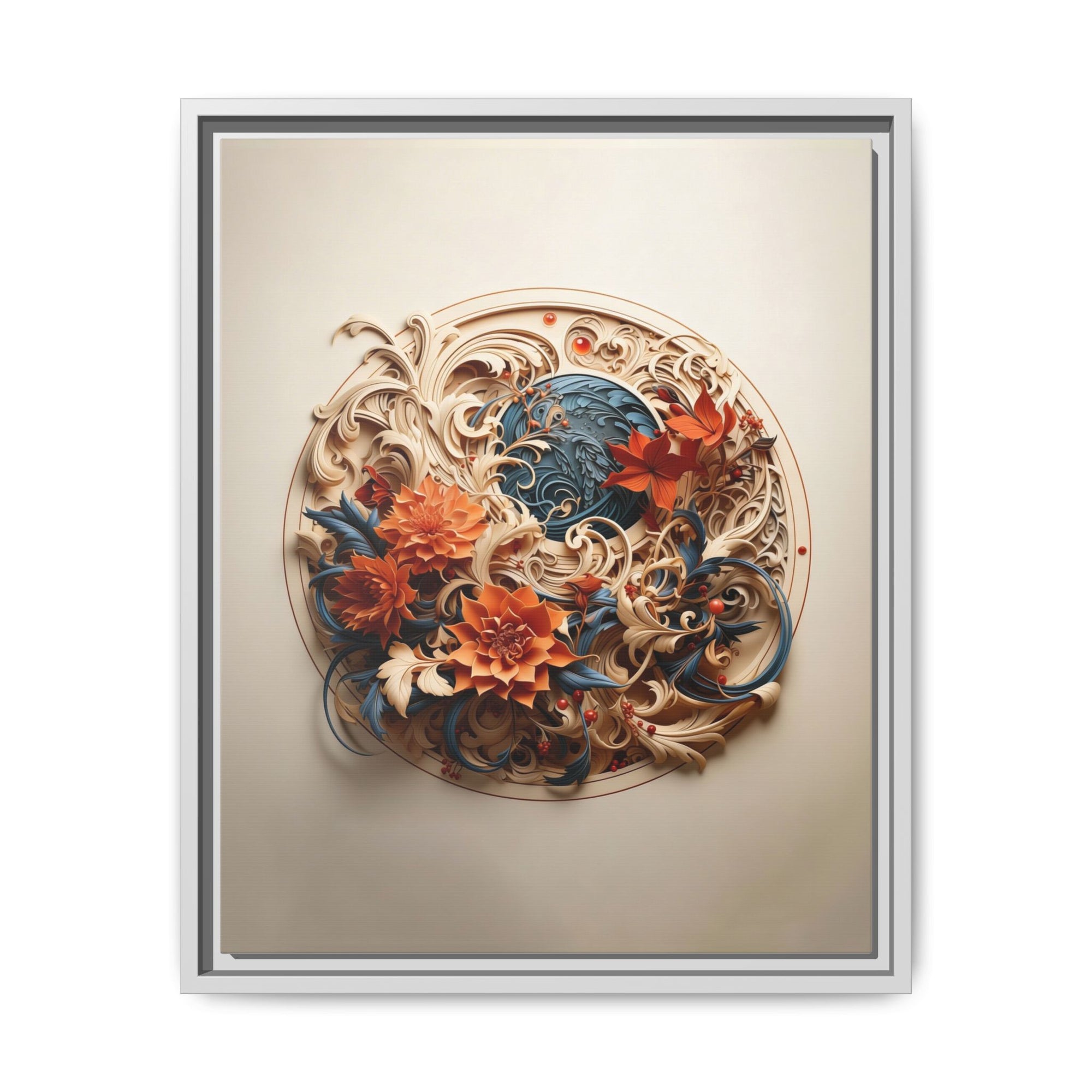 Elegant Floral & Bird Wall Art – Botanical Harmony Series
