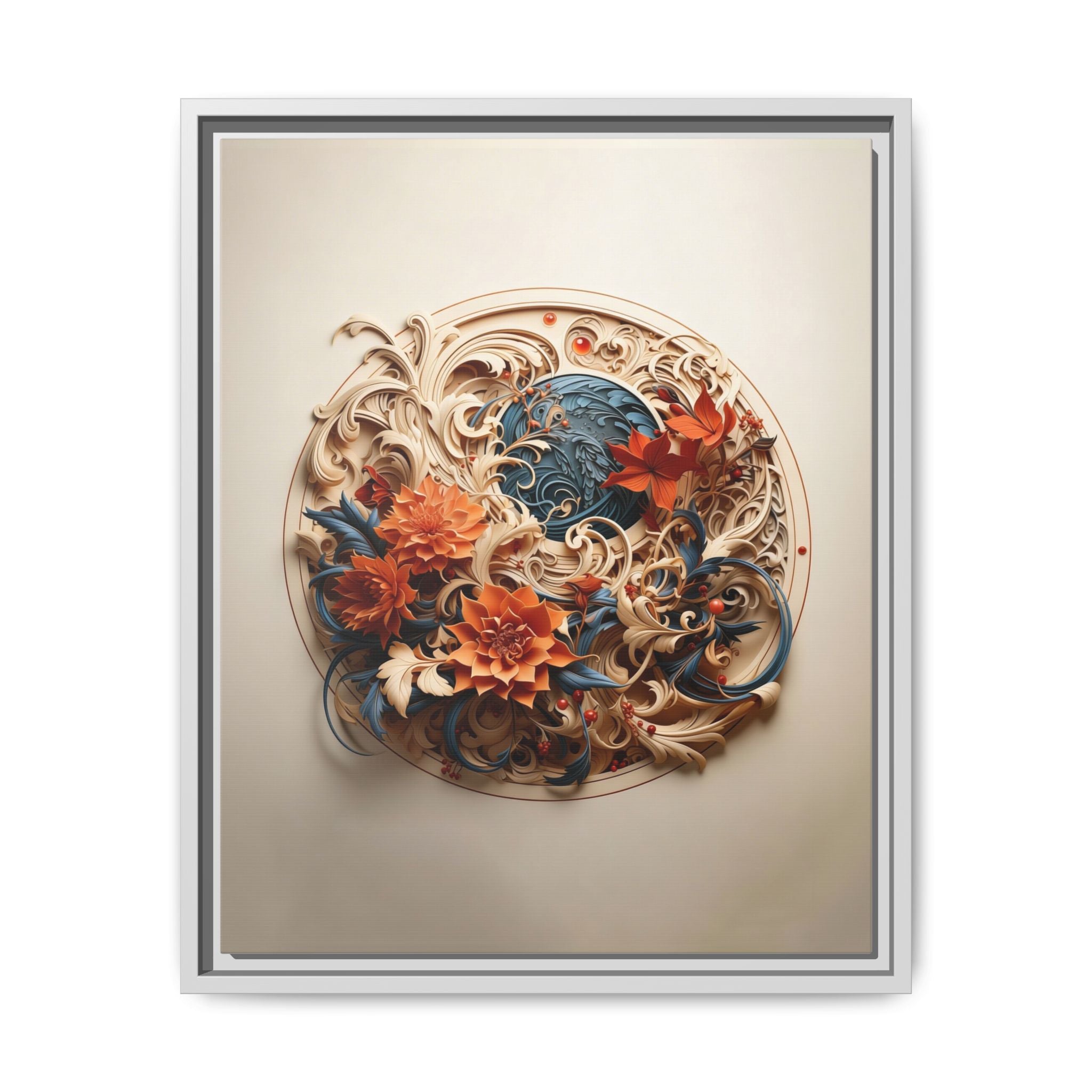 Elegant Floral & Bird Wall Art – Botanical Harmony Series