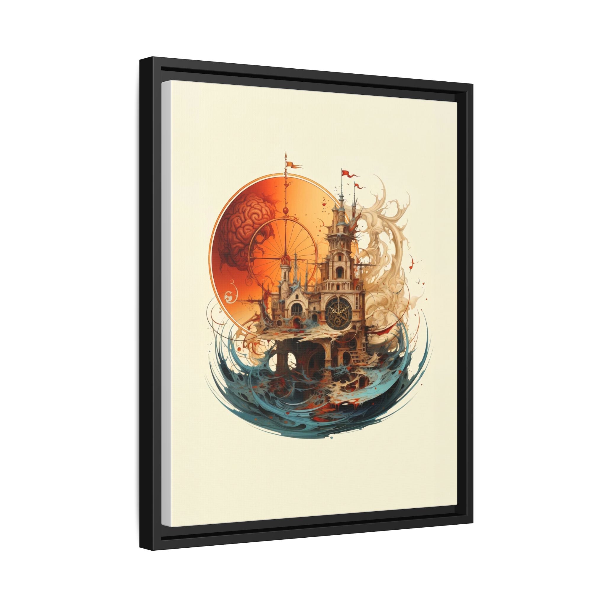 Submerged Legacy Drowning Fortress Wall Art