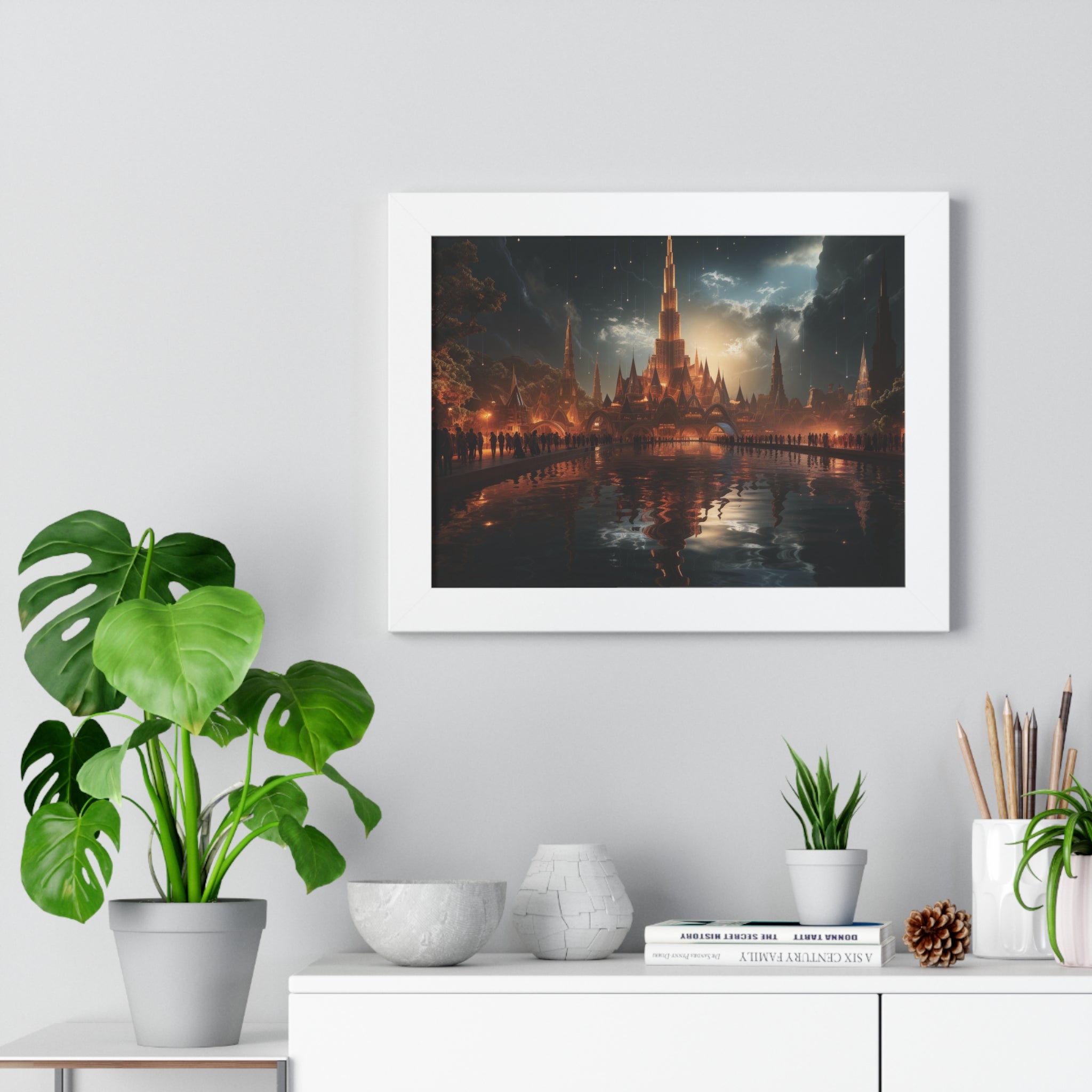 Twilight of Tomorrow Futuristic sci-fi-inspired Skyline