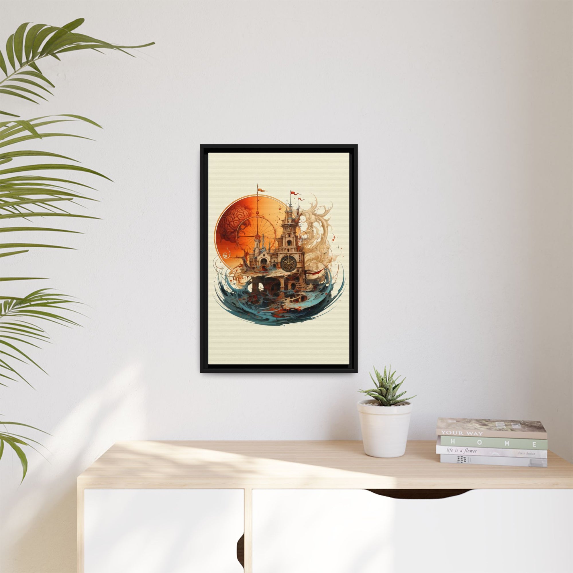 Submerged Legacy Drowning Fortress Wall Art