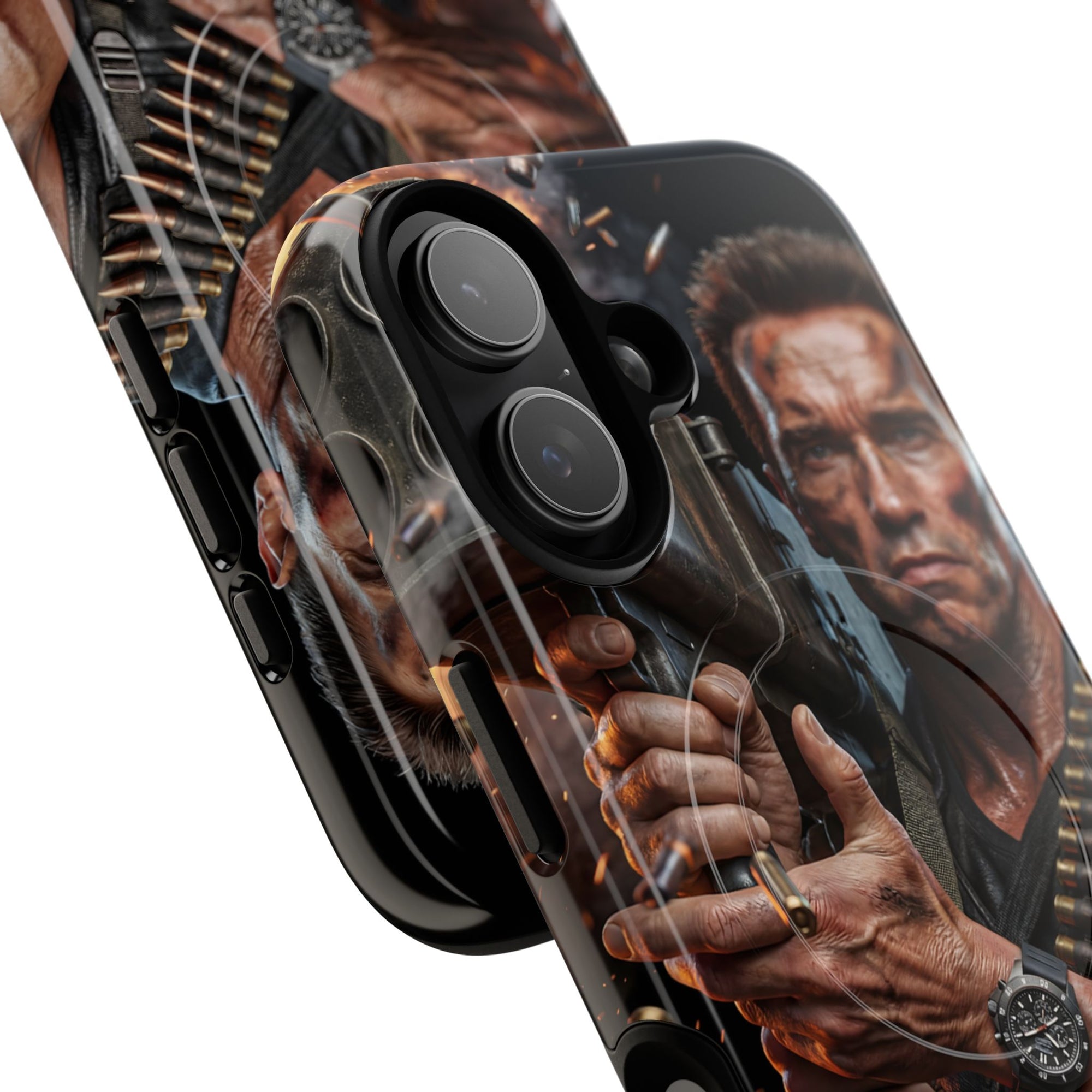 Arnold Schwarzenegger Explosive Action Edition iPhone Case (MagSafe®)