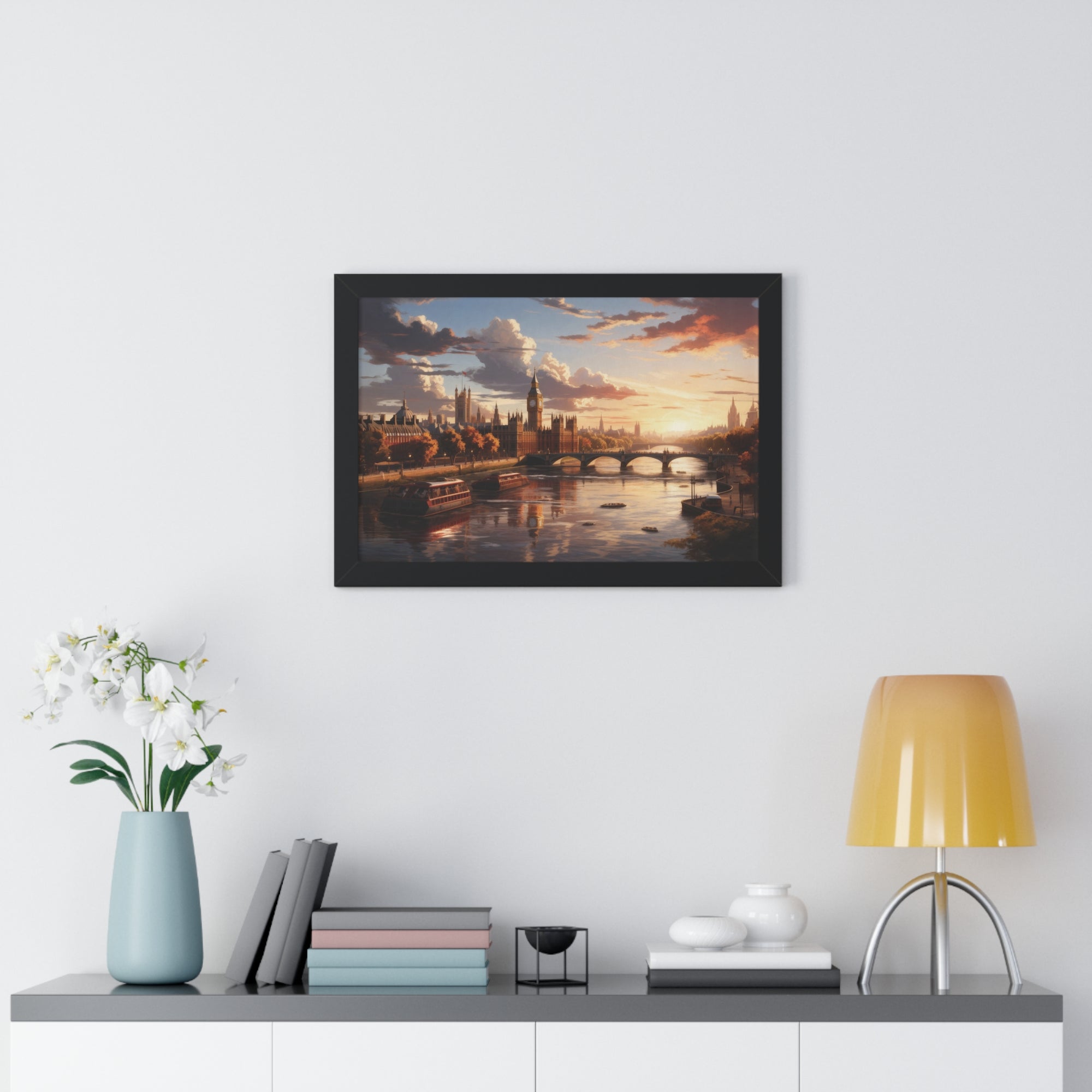 Sunset Over Westminster – London Cityscape Wall Art