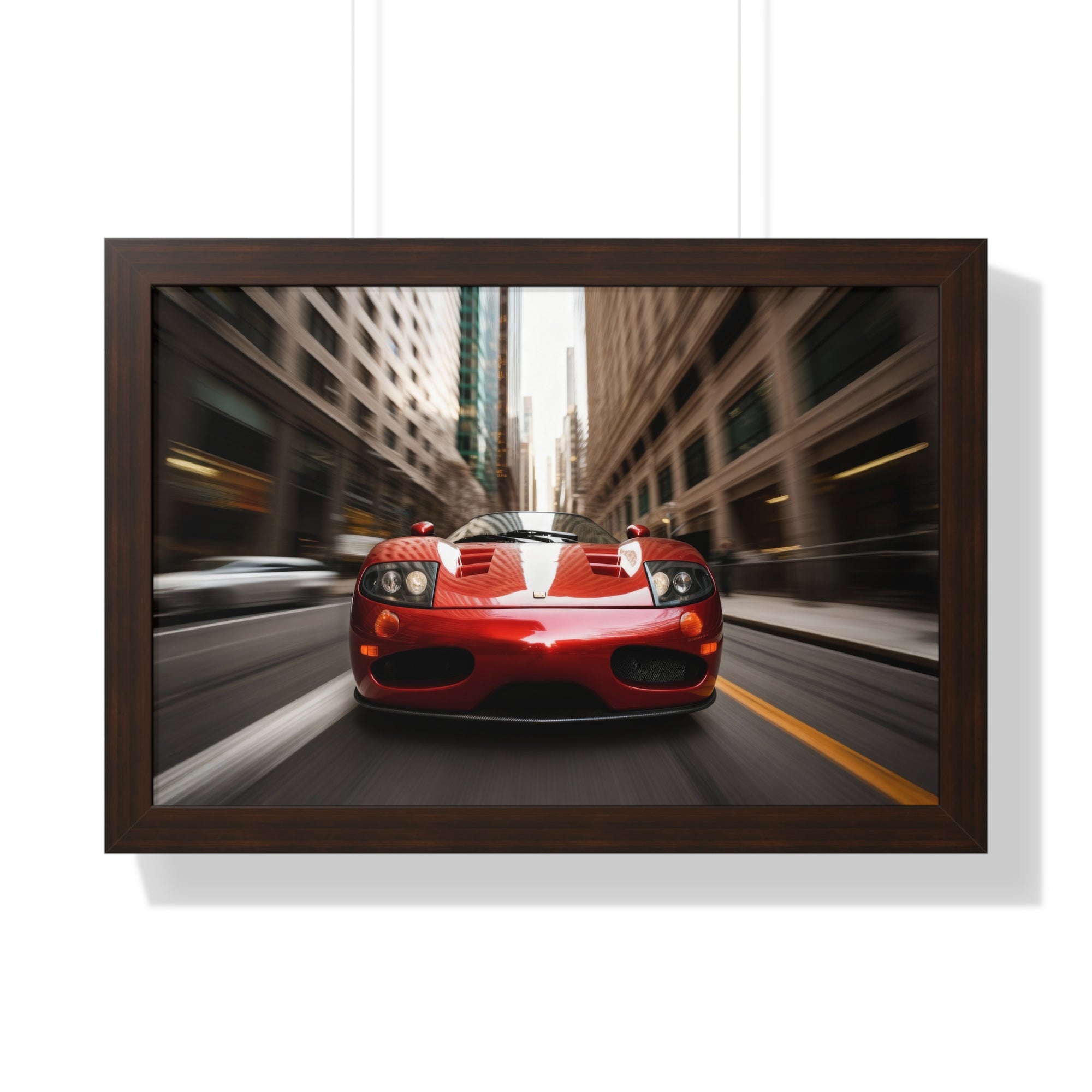 Ferrari F50 Wall Art in Urban Jungle