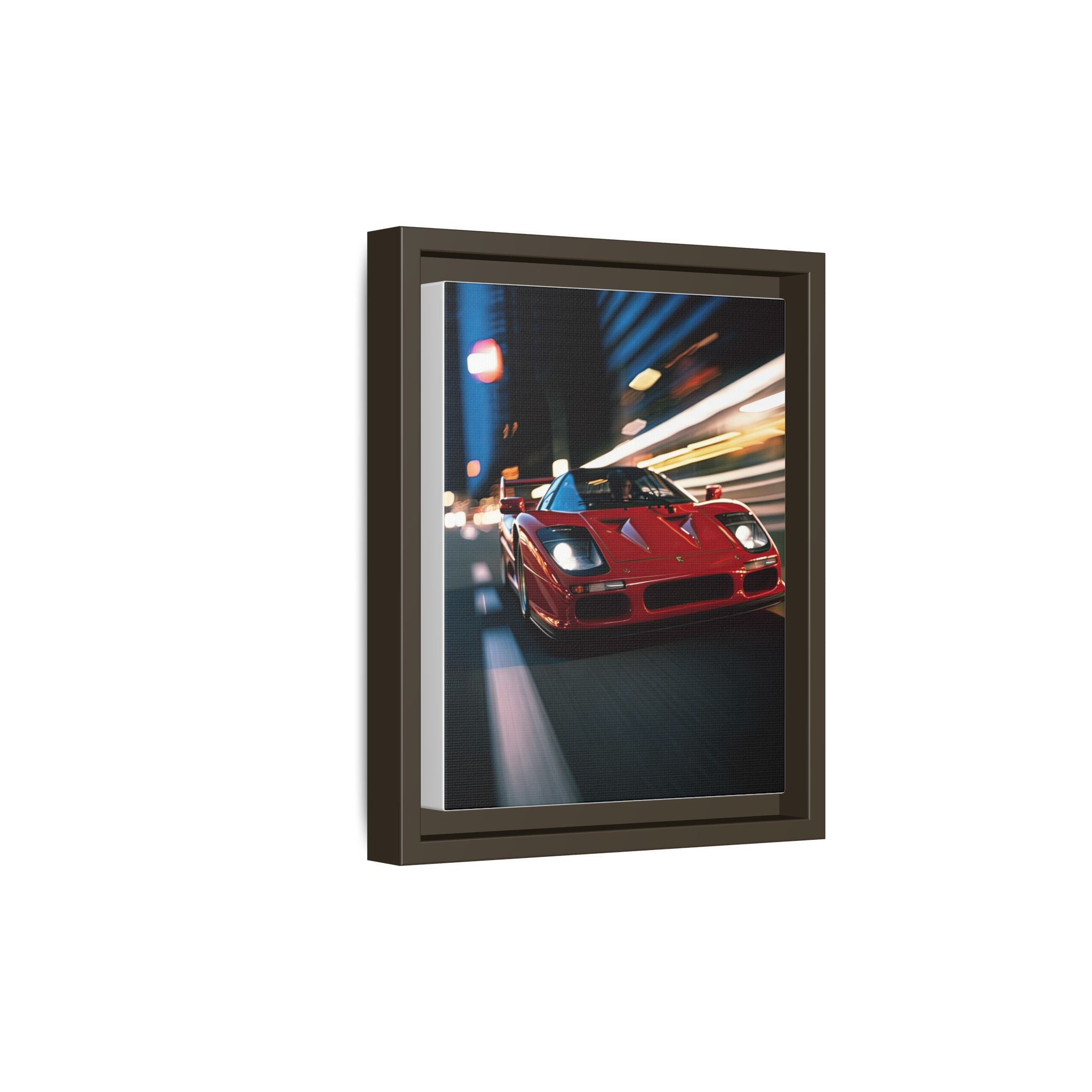 Ferrari F40 Night Drive – Supercar Motion Wall Art Print