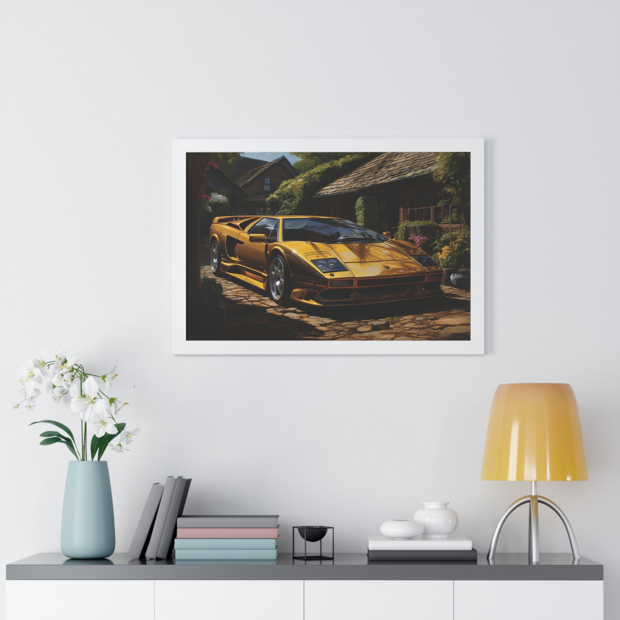 Retro Lamborghini Diablo Print for Collectors