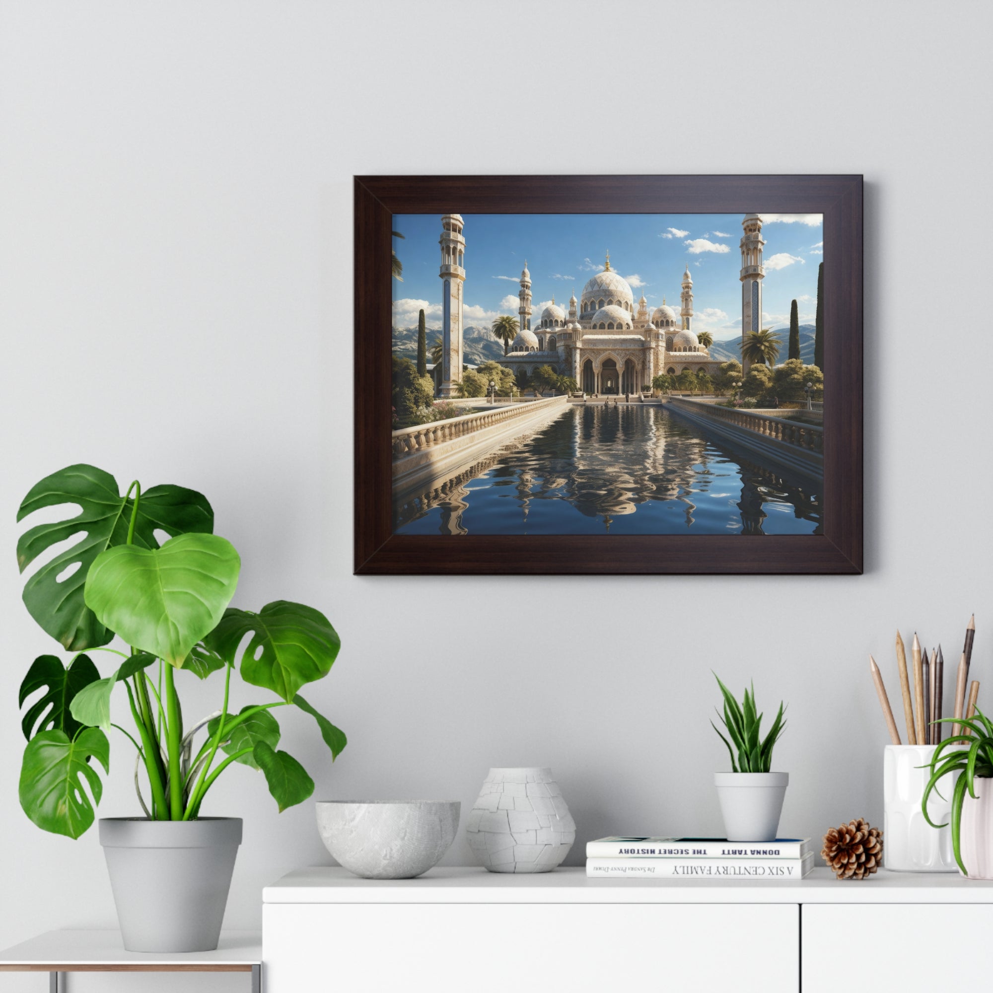 The Gilded Calm – Premium Mosque Wall Art