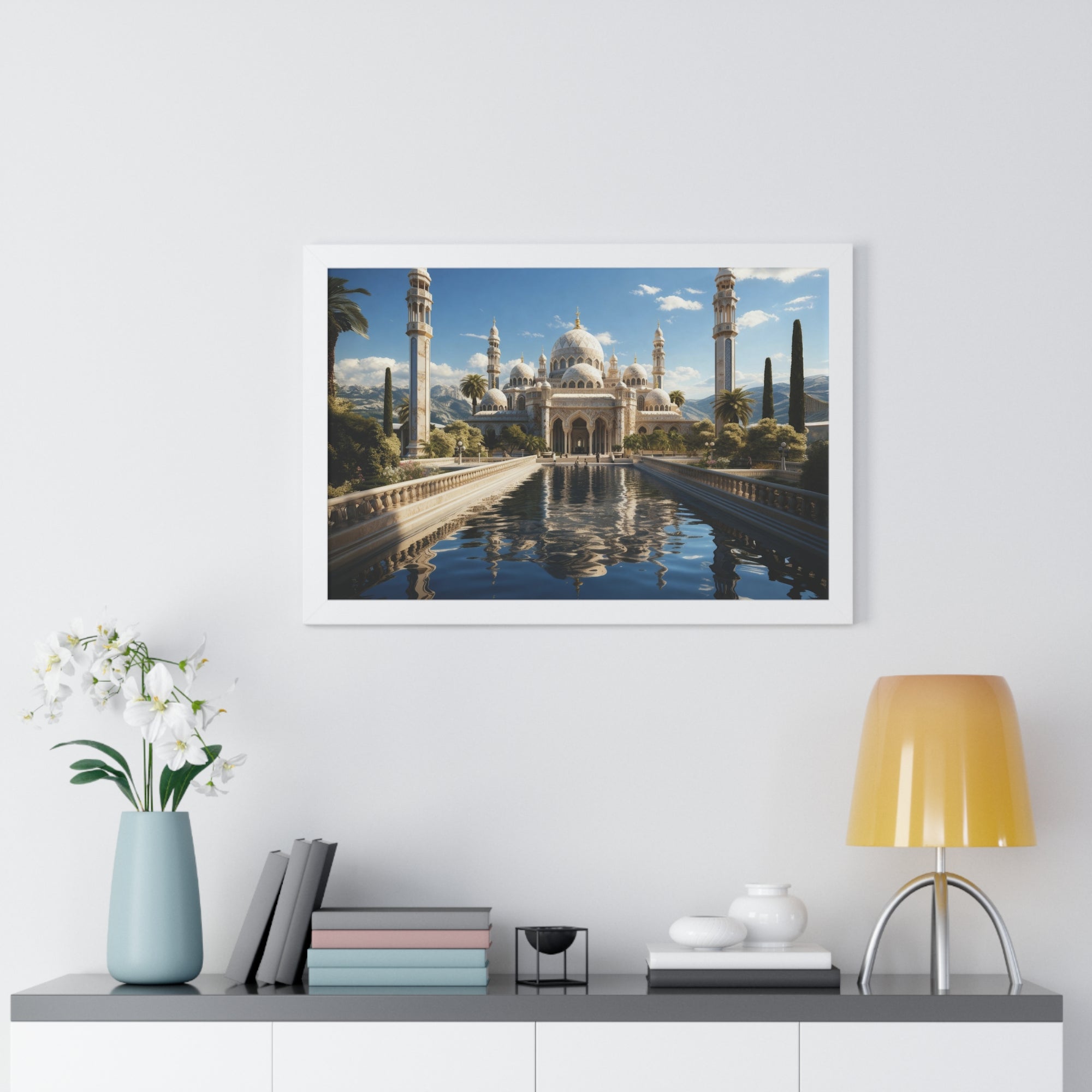 The Gilded Calm – Premium Mosque Wall Art