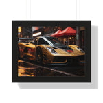 Cool Ferrari F50 in New York Thunder and Rain